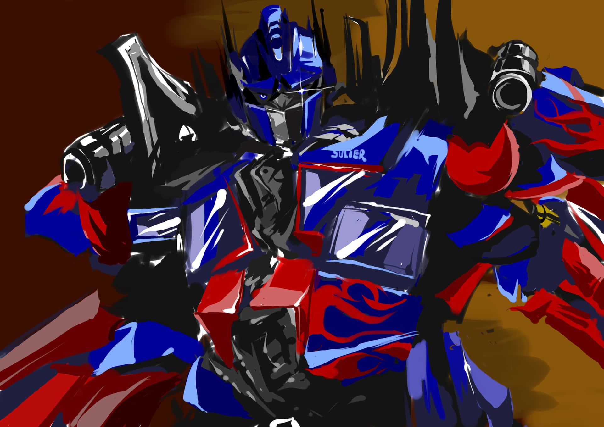 Get Ready For Action With Optimus Prime 4k Background