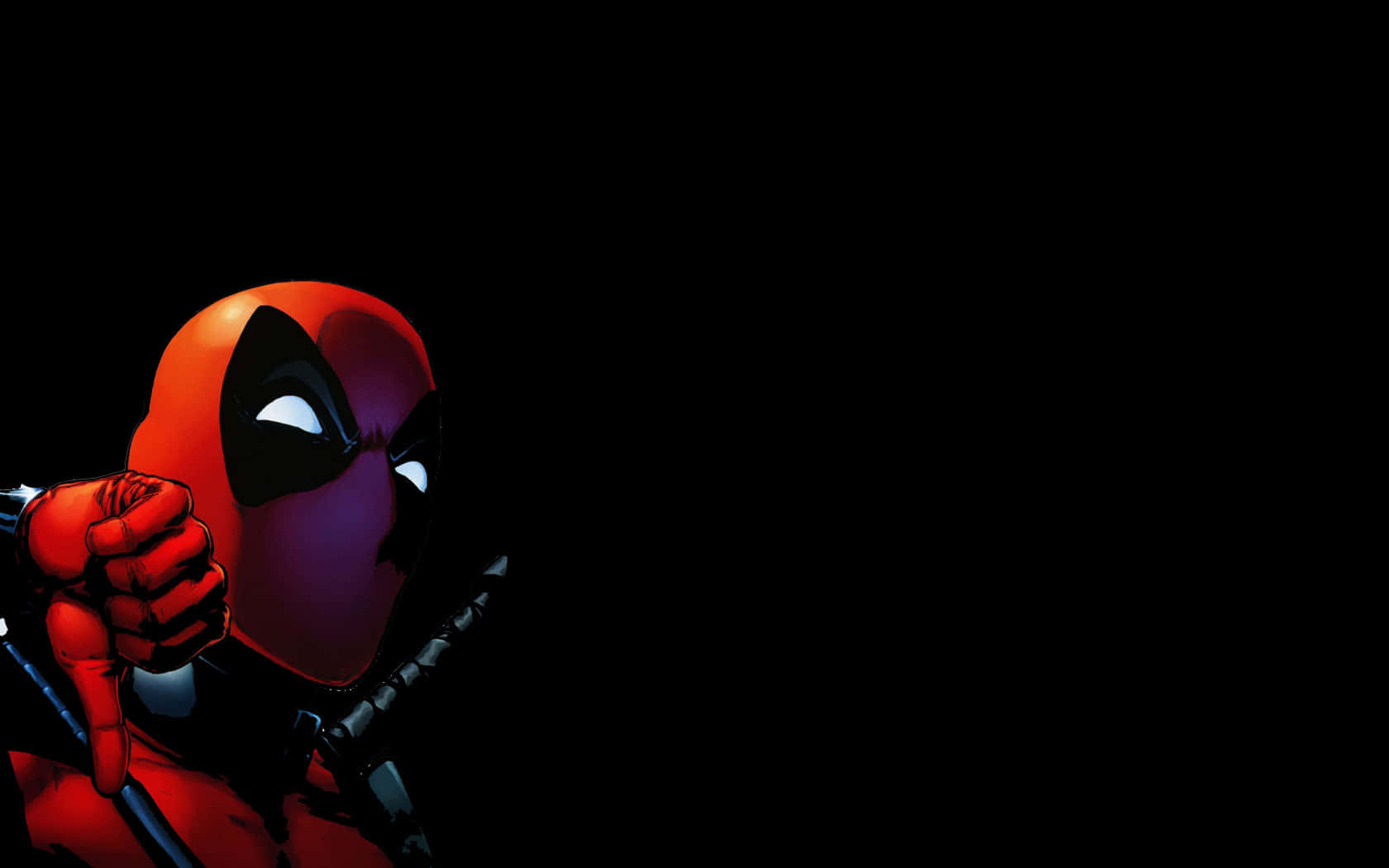 Get Ready For An Action-packed Adventure With Black Deadpool! Background