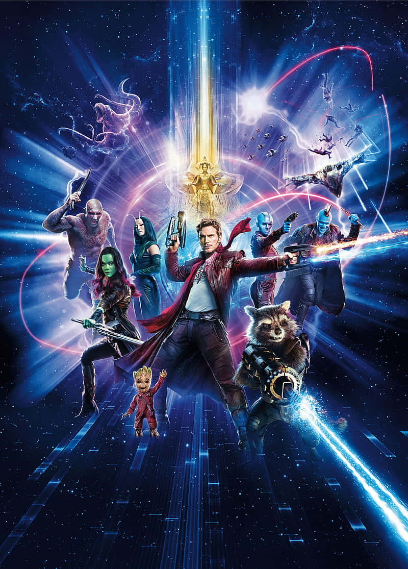 Get Ready For An Epic Adventure With The Guardians Of The Galaxy! Background