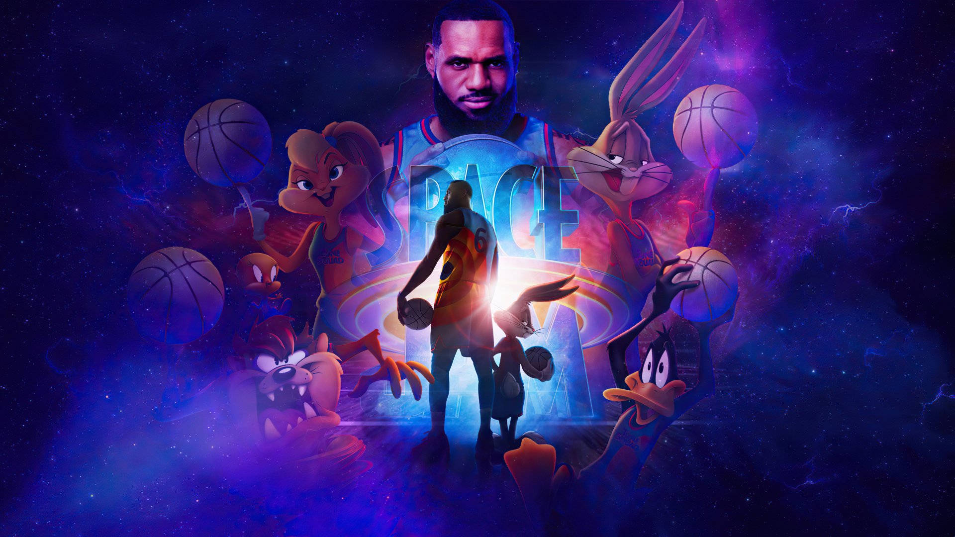 Get Ready For An Epic Slam Dunk With Space Jam 2! Background