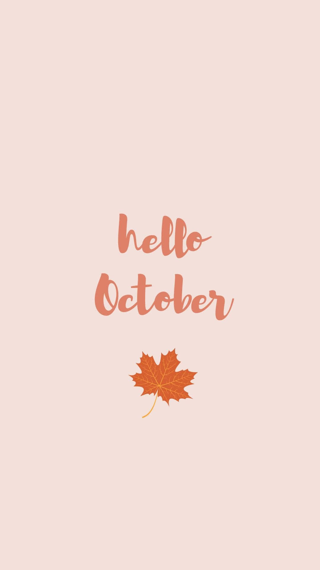 Get Ready For Autumn With A Pumpkin To Welcome October Background