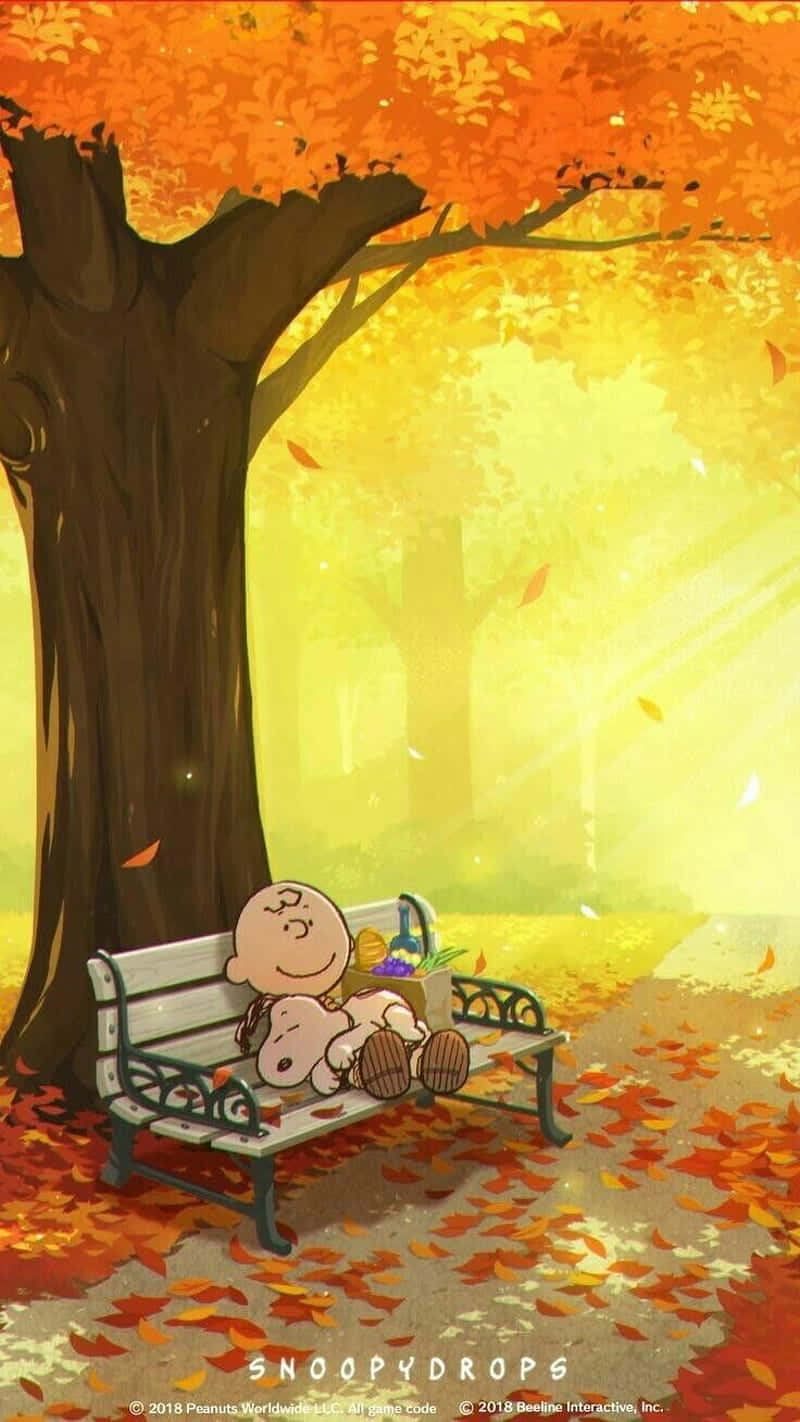 Get Ready For Autumn With Snoopy. Background