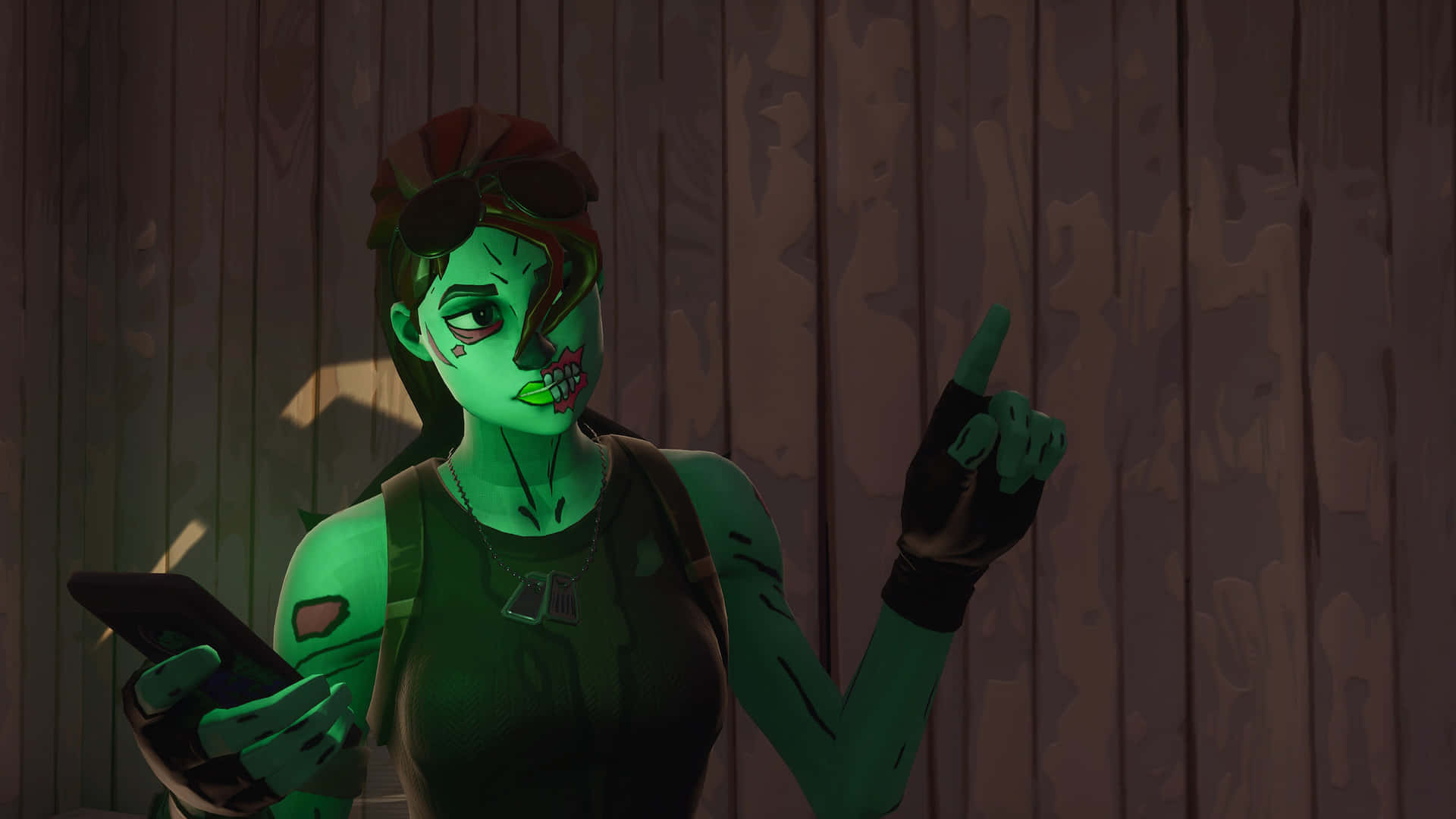 Get Ready For Battle In The Cool Ghoul Trooper Skin Background