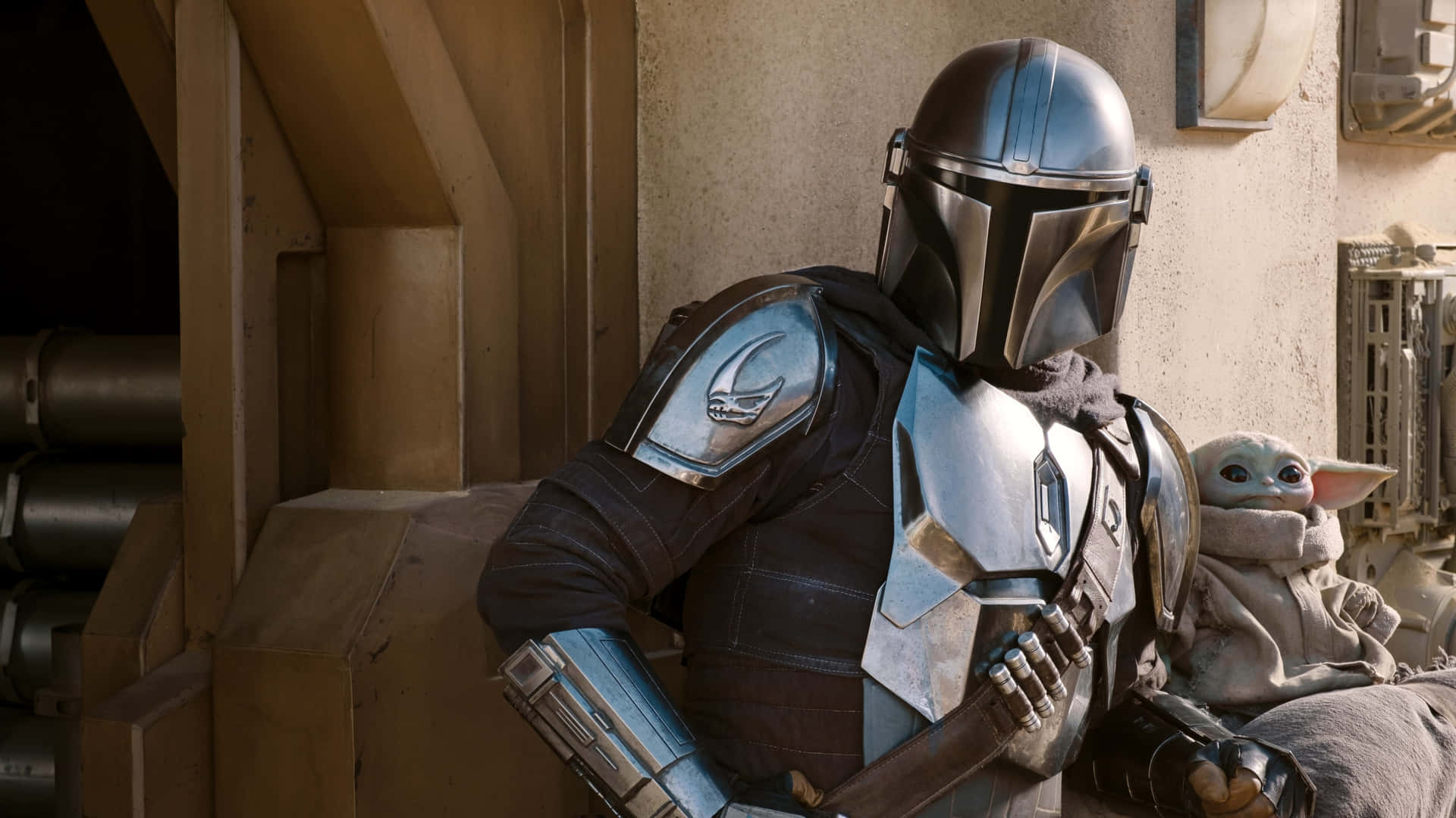 Get Ready For Computing With The Mandalorian Pc Background