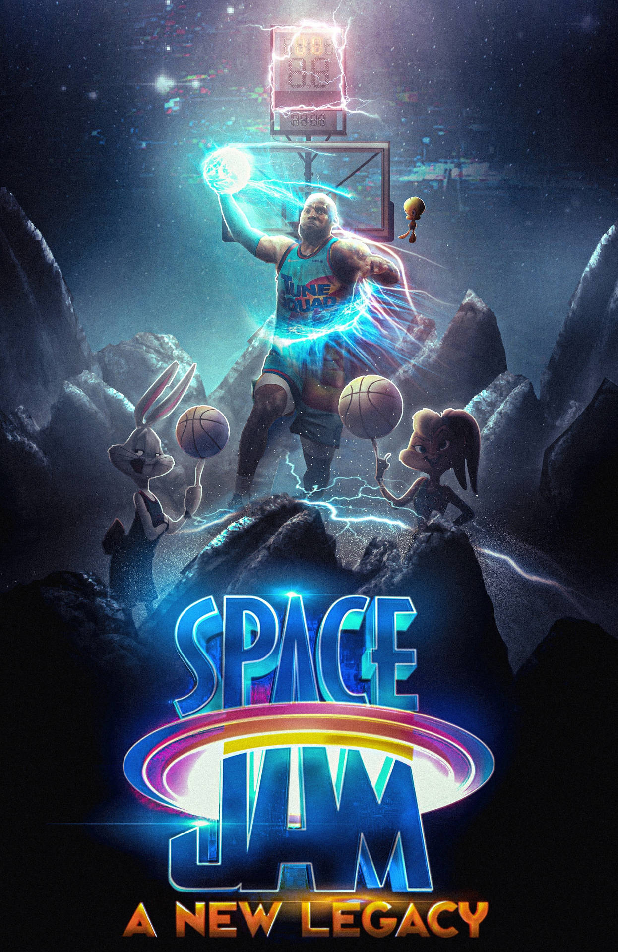 Get Ready For More Intergalactic Fun In Space Jam 2 Background