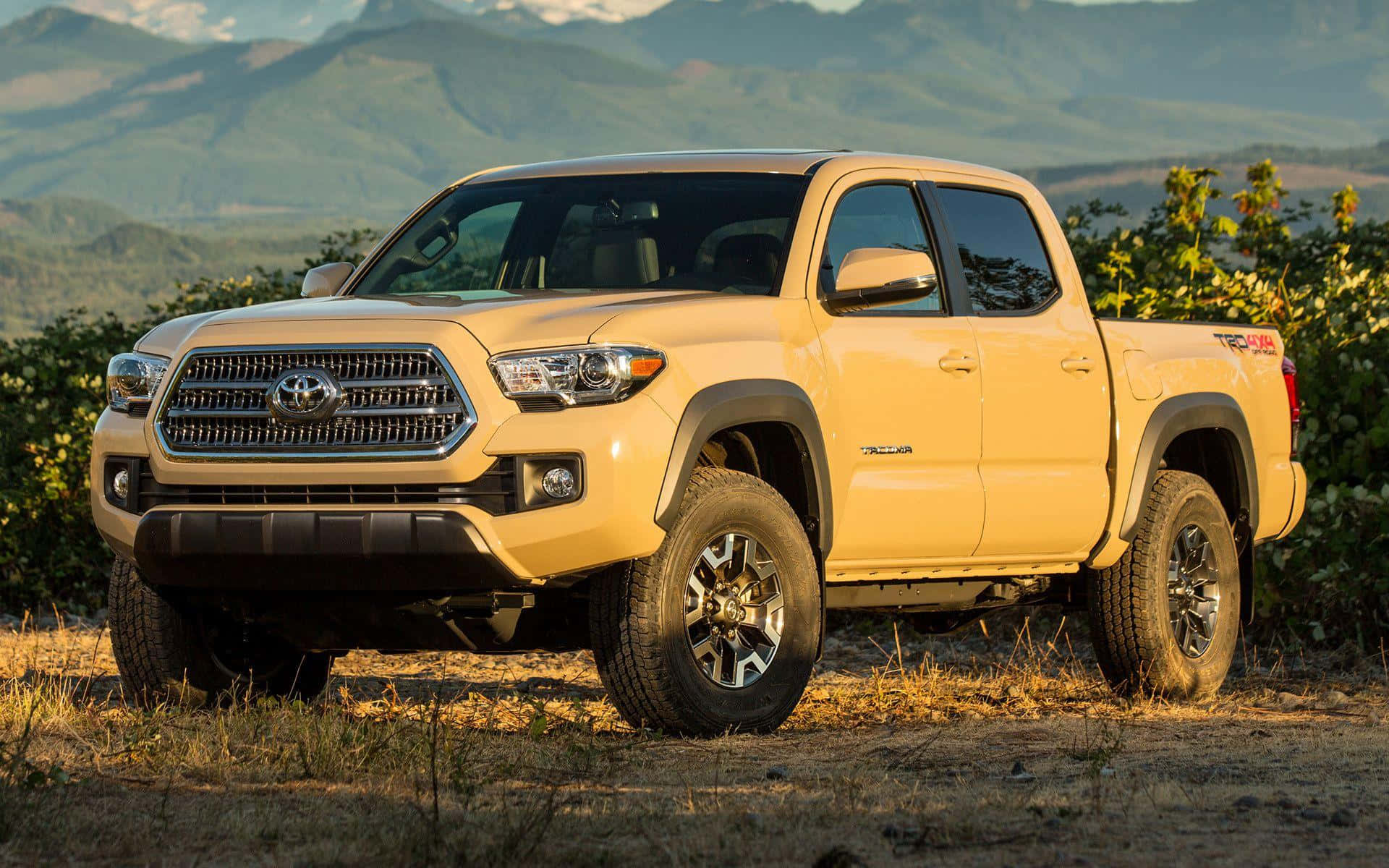 Get Ready For Off-roading Adventures With Toyota Trd Background