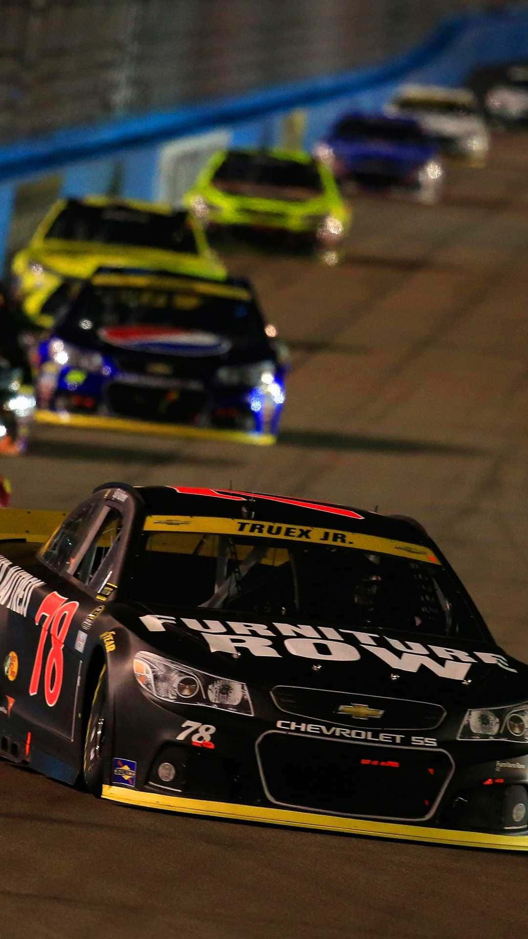Get Ready For Race Day With The Nascar Edition Iphone Background