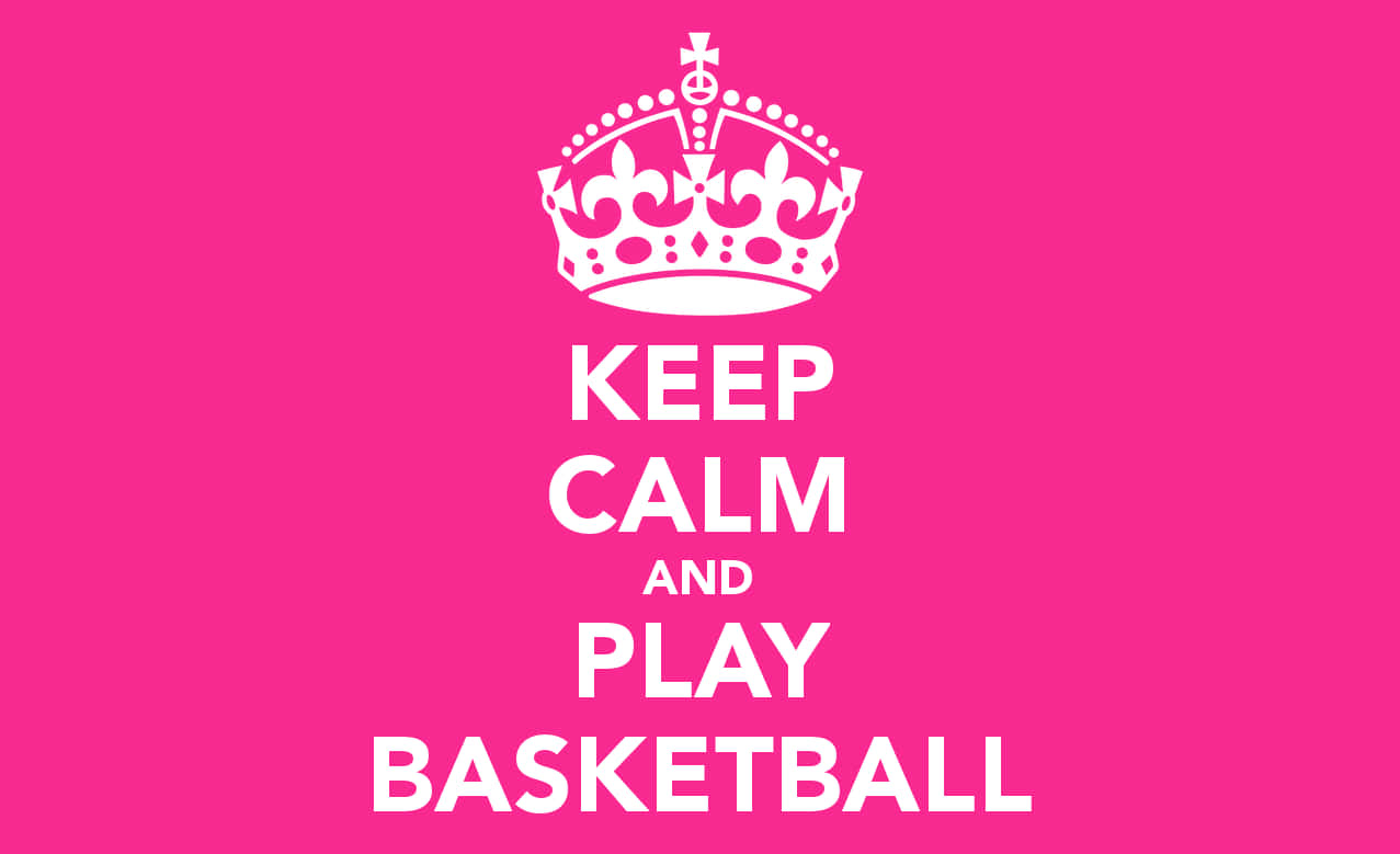 Get Ready For Some High-flying Pink Basketball Action! Background