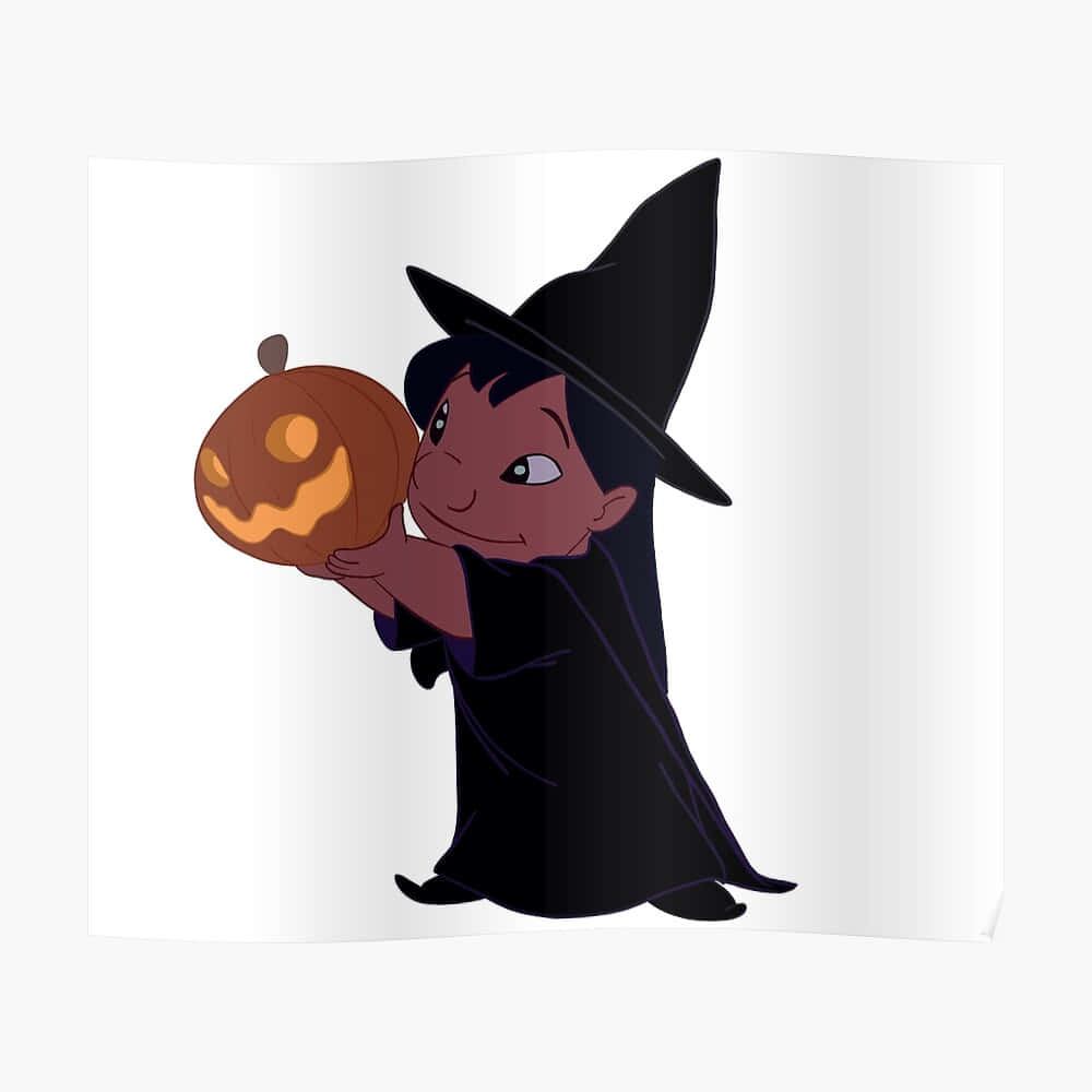 Get Ready For Some Spooky Fun With Lilo And Stitch This Halloween! Background