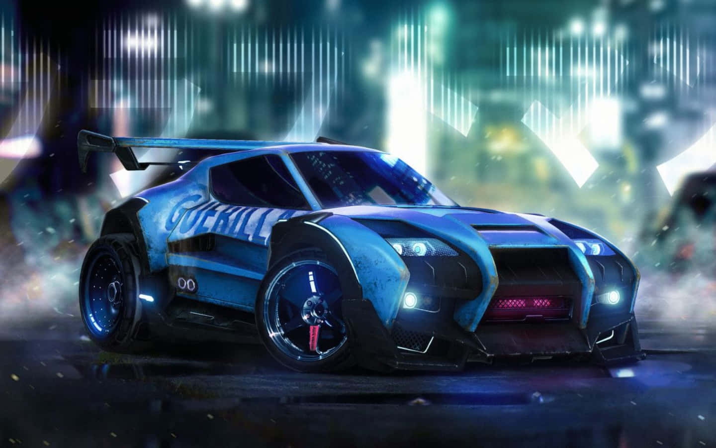 Get Ready For Speed And Power With Rocket League Desktop Background