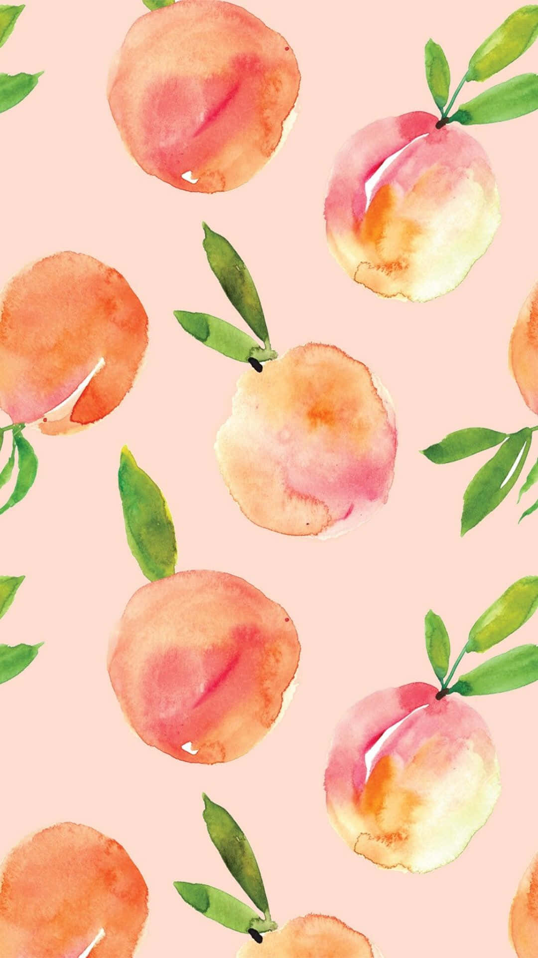 Get Ready For Spring With The Peach Iphone Background