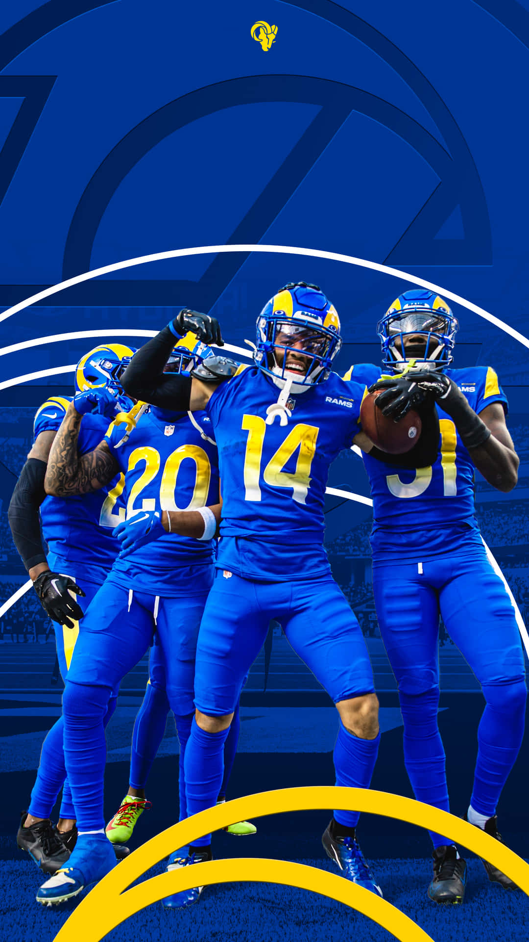 Get Ready For The Big Game With Cool Rams Background