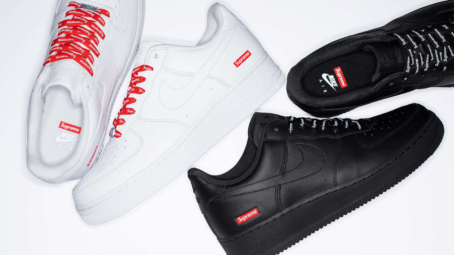 Get Ready For The Court In The Iconic Nike Af1 Background