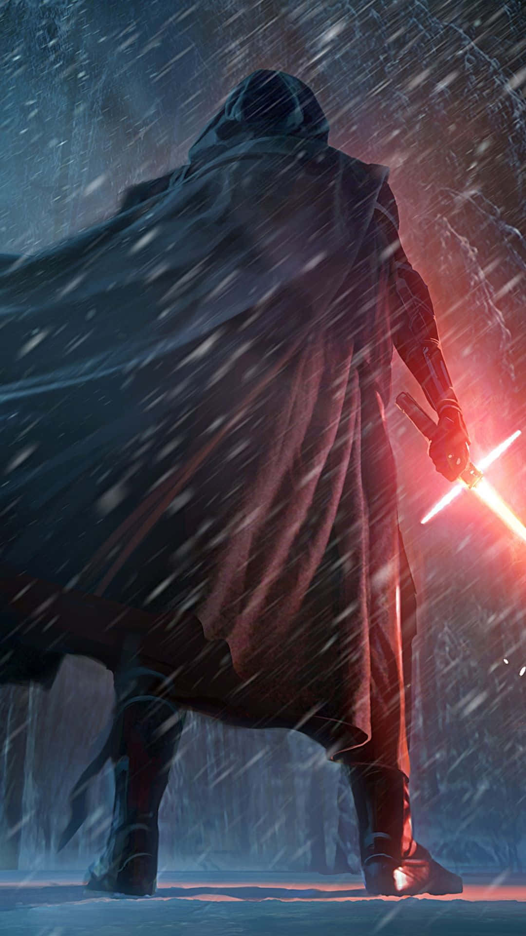 Get Ready For The Dark Side With The Iconic Kylo Ren Iphone. Background