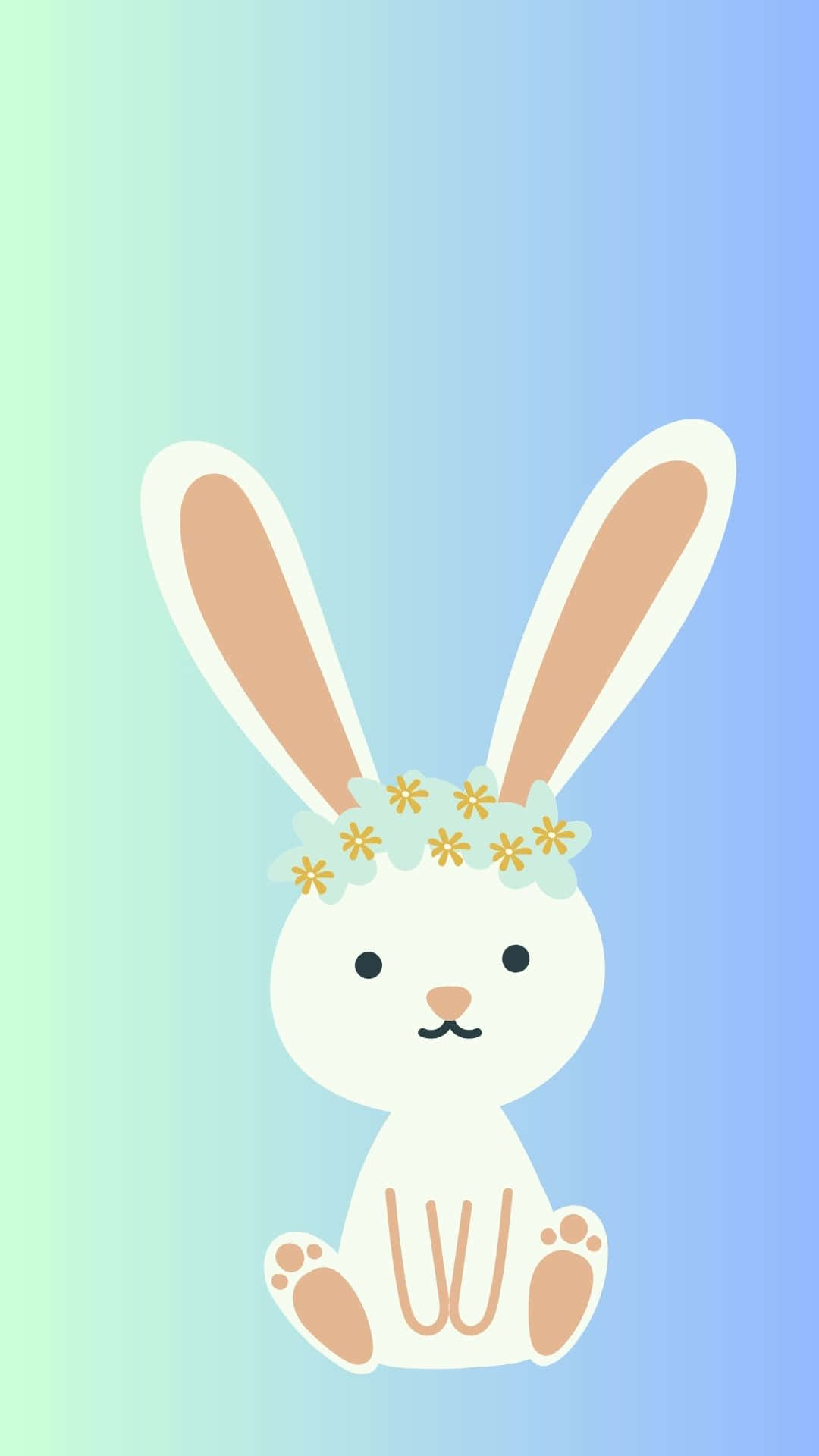 Get Ready For The Easter Party With This Fluffy Bunny! Background