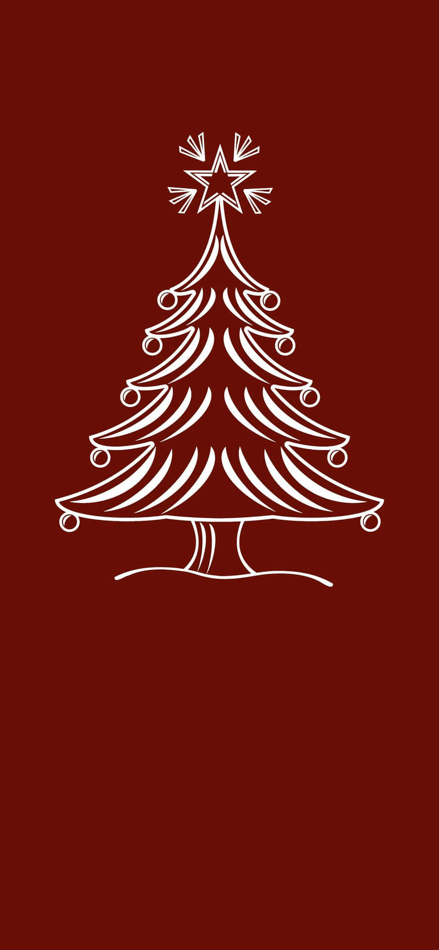 Get Ready For The Holidays With A Red Christmas Iphone! Background