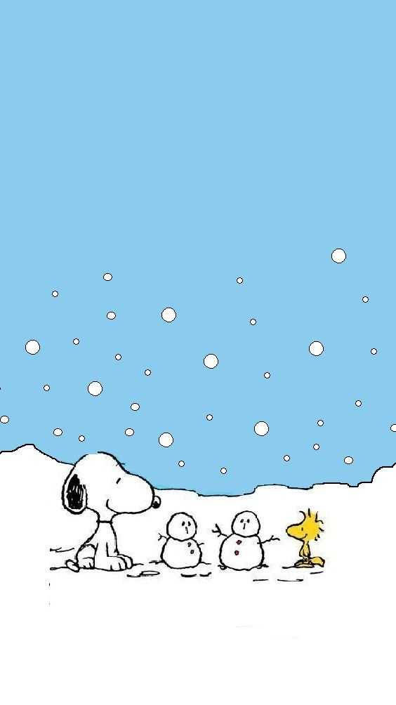 Get Ready For The Holidays With Snoopy And His Friends Background