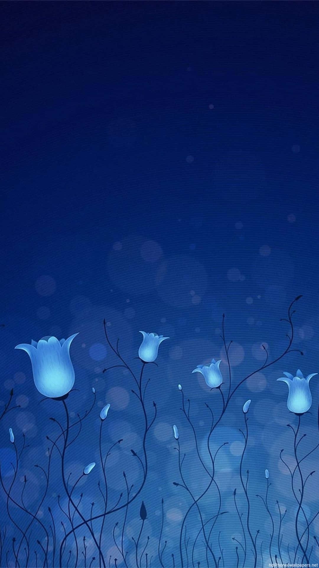 Get Ready For The Latest Edition Of The Blue Iphone - The Simplest Of Them All Background