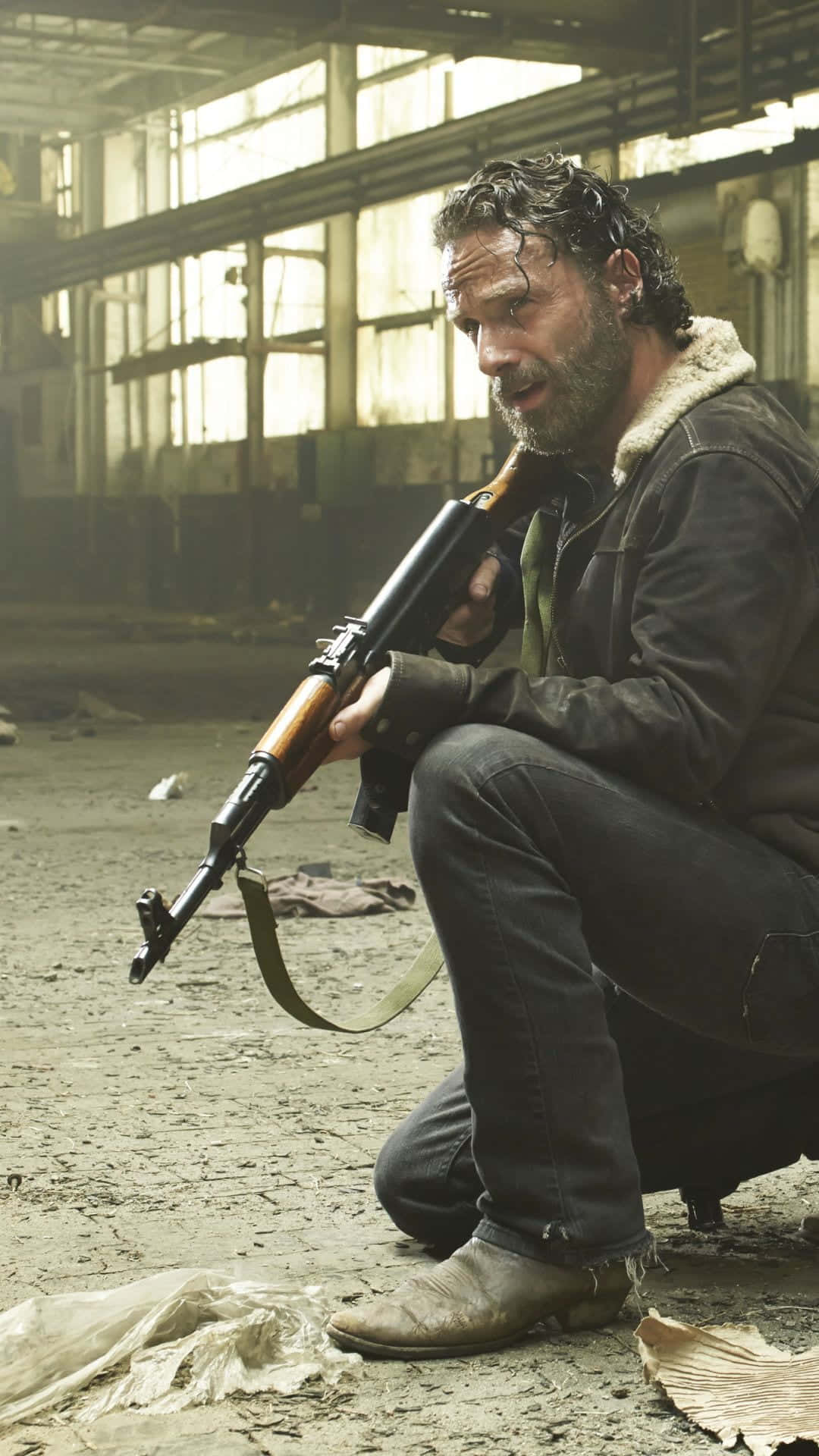 Get Ready For The Latest Season Of The Walking Dead With An Iphone Background