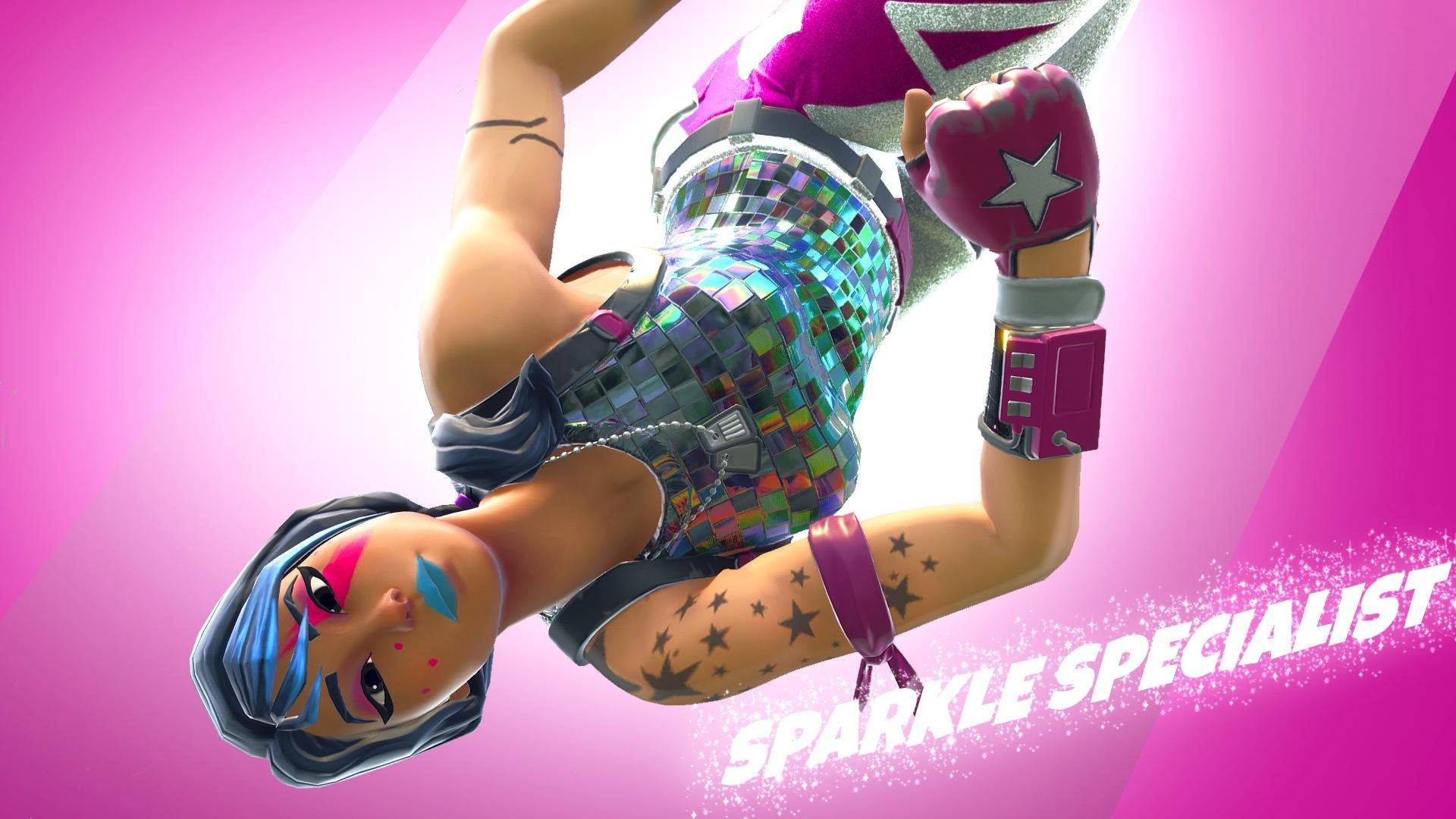 Get Ready For The Ultimate Glow-up With Sparkle Specialist Outfit Background