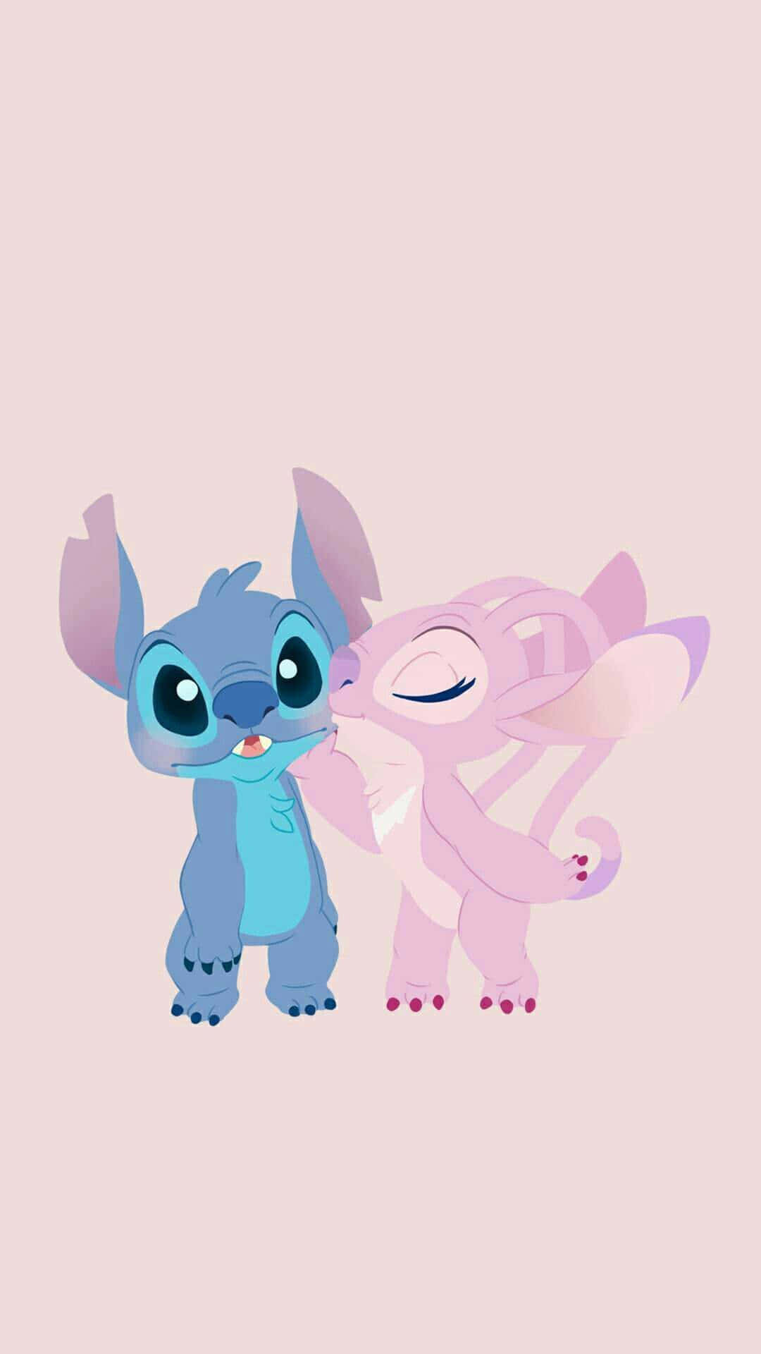 Get Ready For The Ultimate Romcom: Stitch And Angel's Cutest Couple Moment! Background