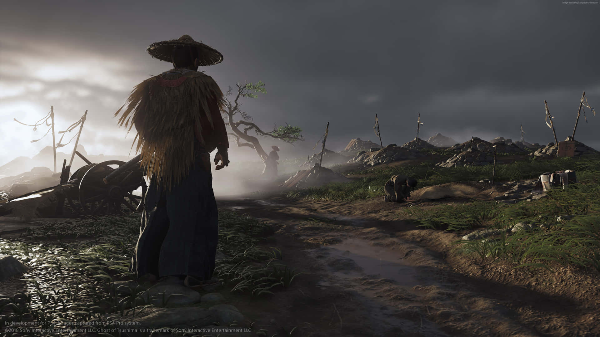 Get Ready For The Ultimate Samurai Experience On Ghost Of Tsushima For Iphone! Background