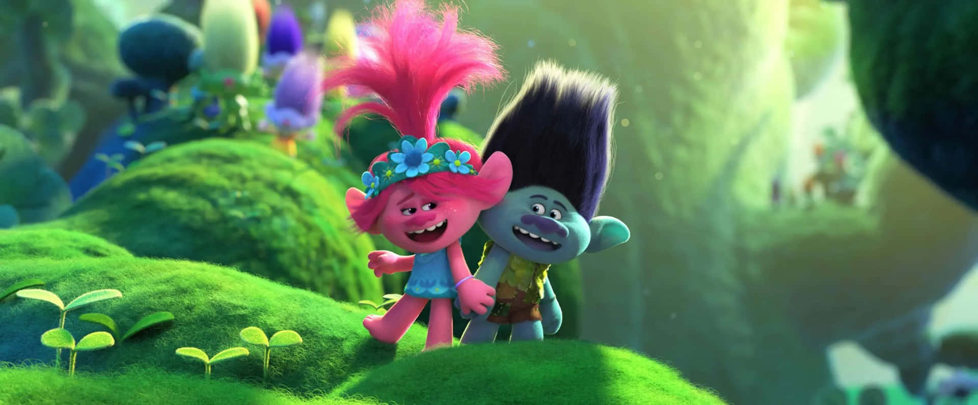 Get Ready For The Ultimate Troll-style Holiday With The Trolls World Tour! Background