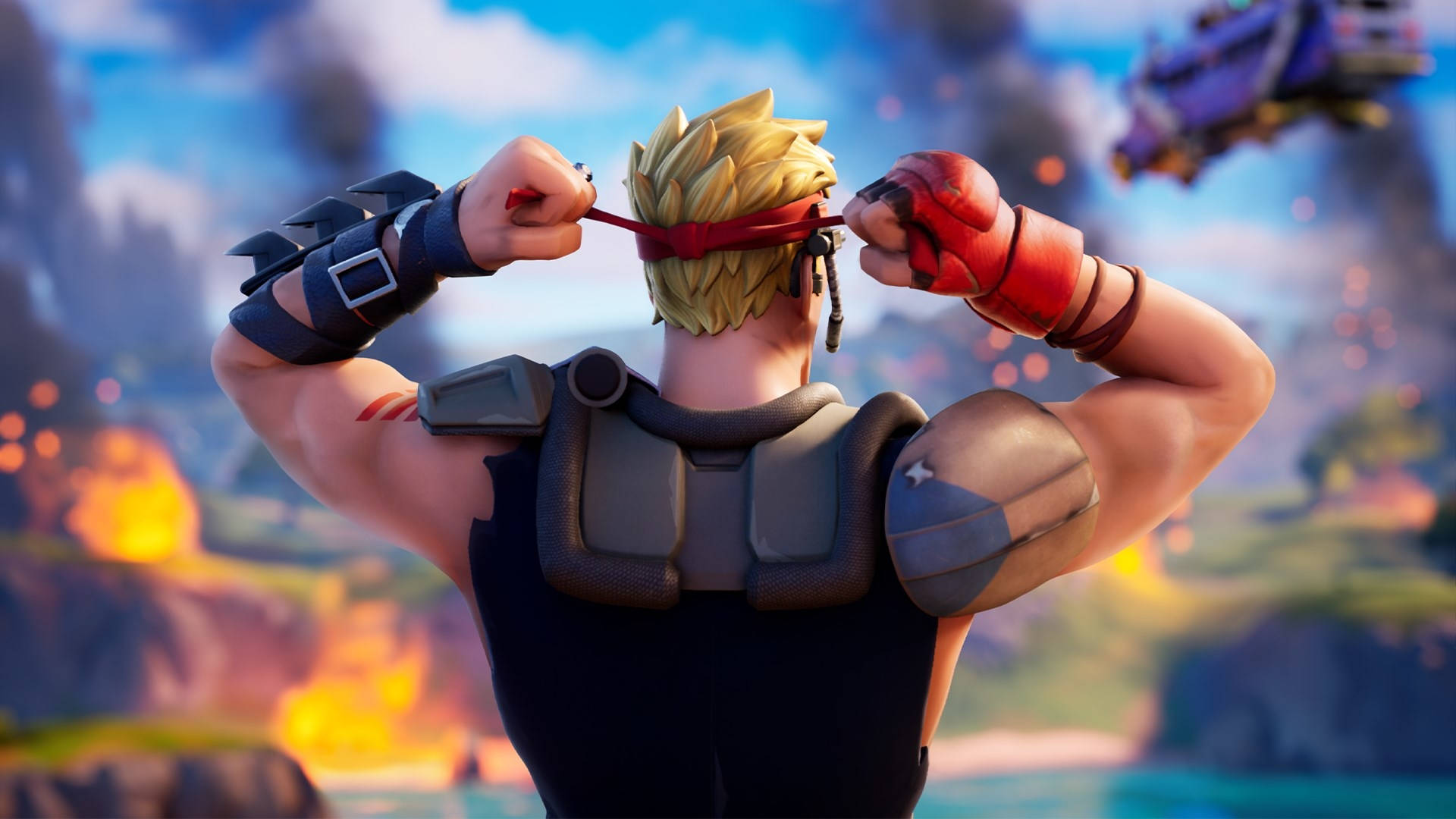 Get Ready For Thrilling Fortnite Gamer Action Background