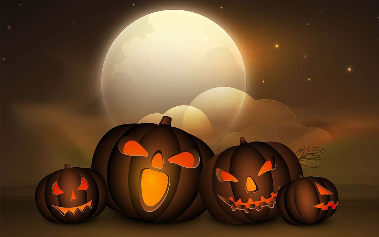 Get Ready To Celebrate Spooky Season With This Animated Halloween Image! Background