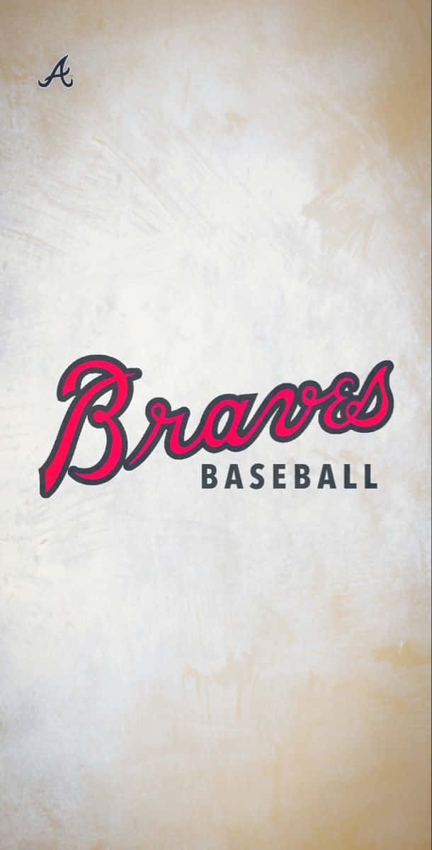 Get Ready To Cheer In Style With The Official Atlanta Braves Iphone Background