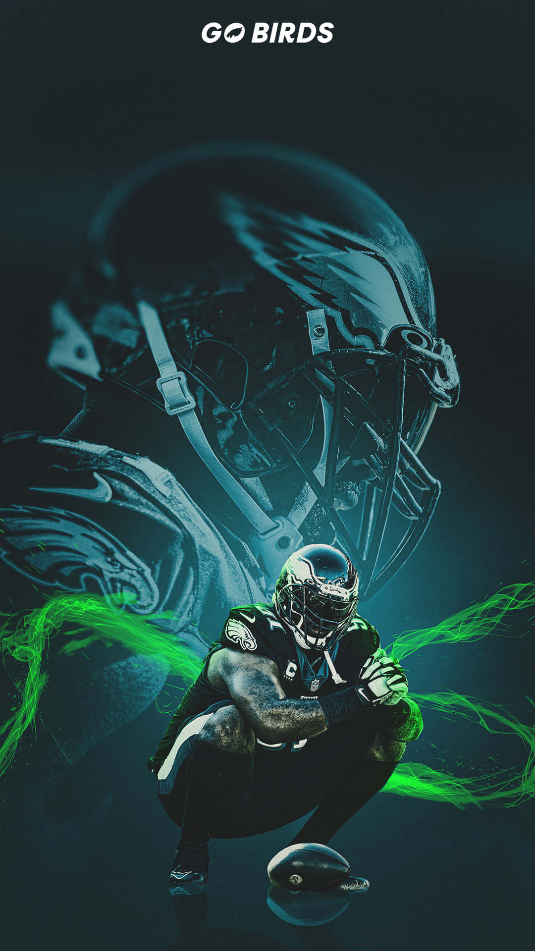 Get Ready To Cheer On 2018 Nfc Champions Philadelphia Eagles With This Eagles Themed Iphone! Background