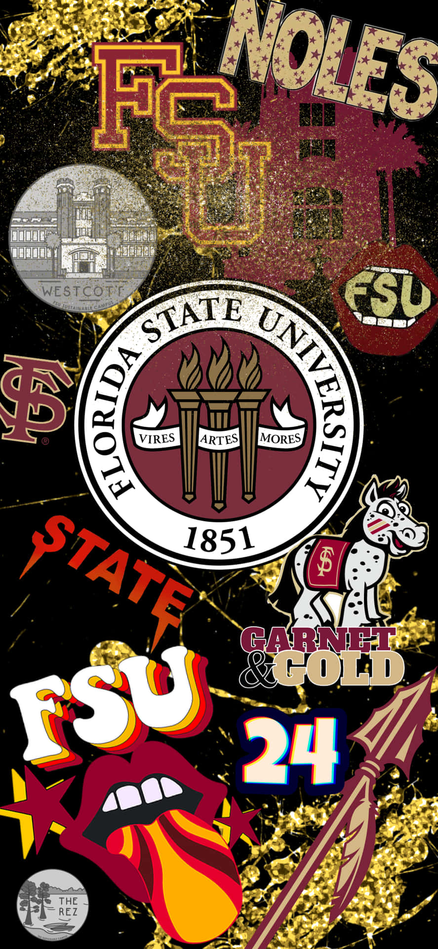 Get Ready To Cheer On The Fsu Seminoles! Background