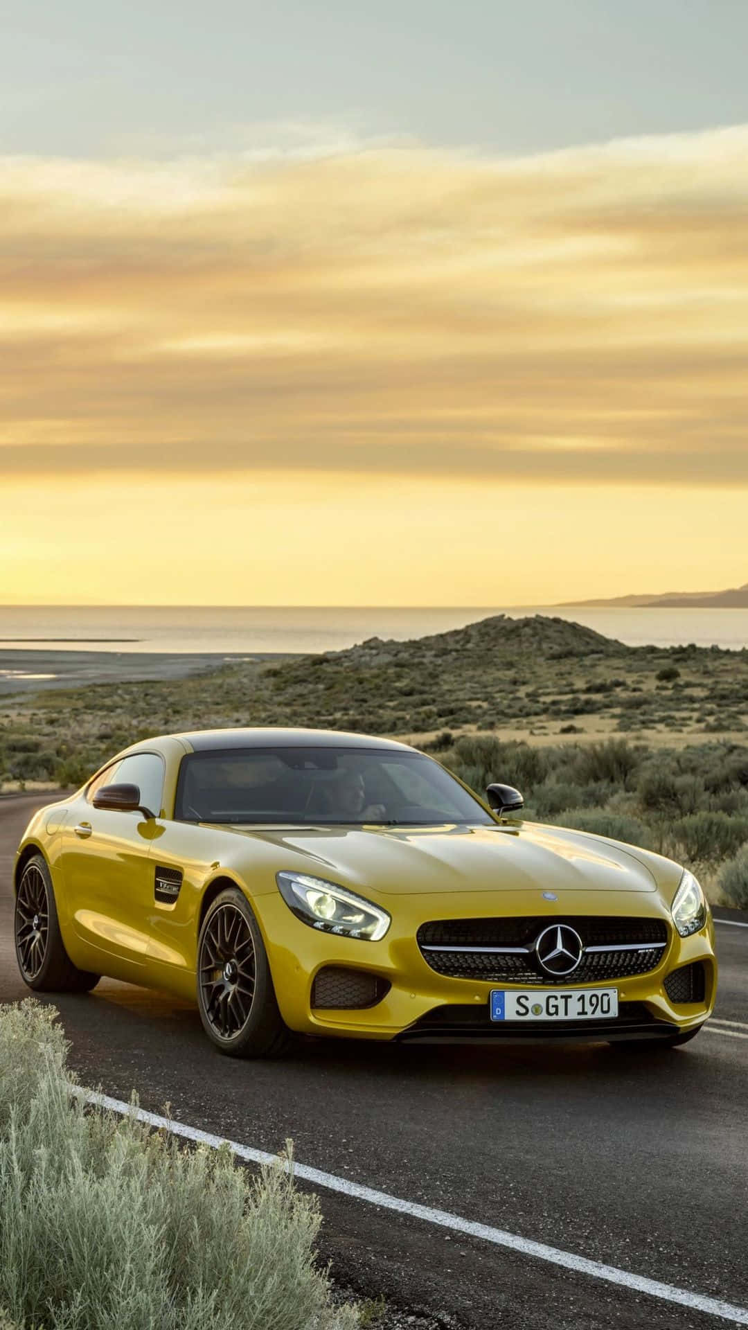 Get Ready To Cruise In Style With A Mercedes Benz Iphone Background