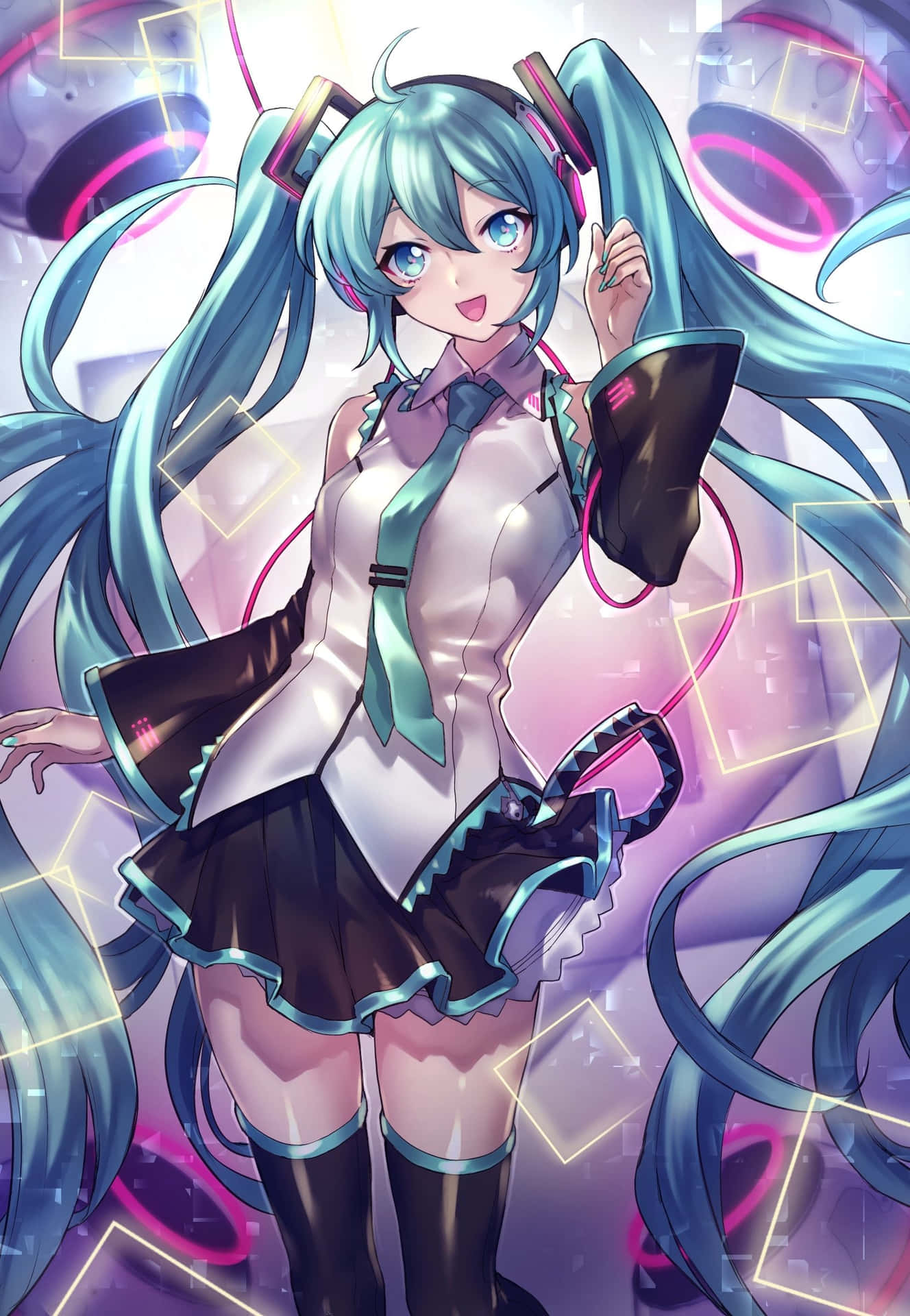 Get Ready To Dive Into The Vocaloid World With One Of Hatsune Miku's Signature Phones