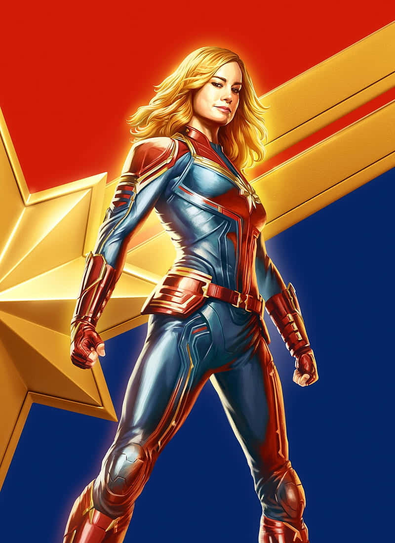 Get Ready To Download The Ultimate App Experience With The Captain Marvel Ipad. Background