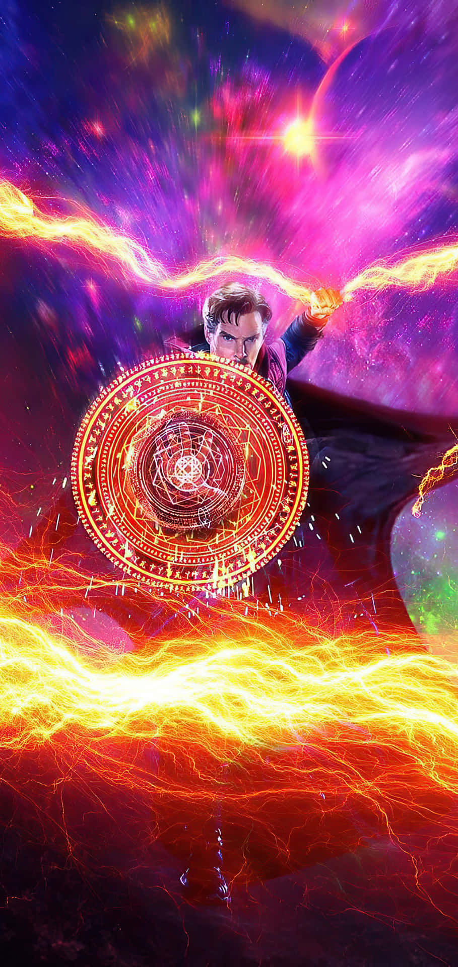 Get Ready To Embrace The Multiverse With Doctor Strange On Your Iphone Background