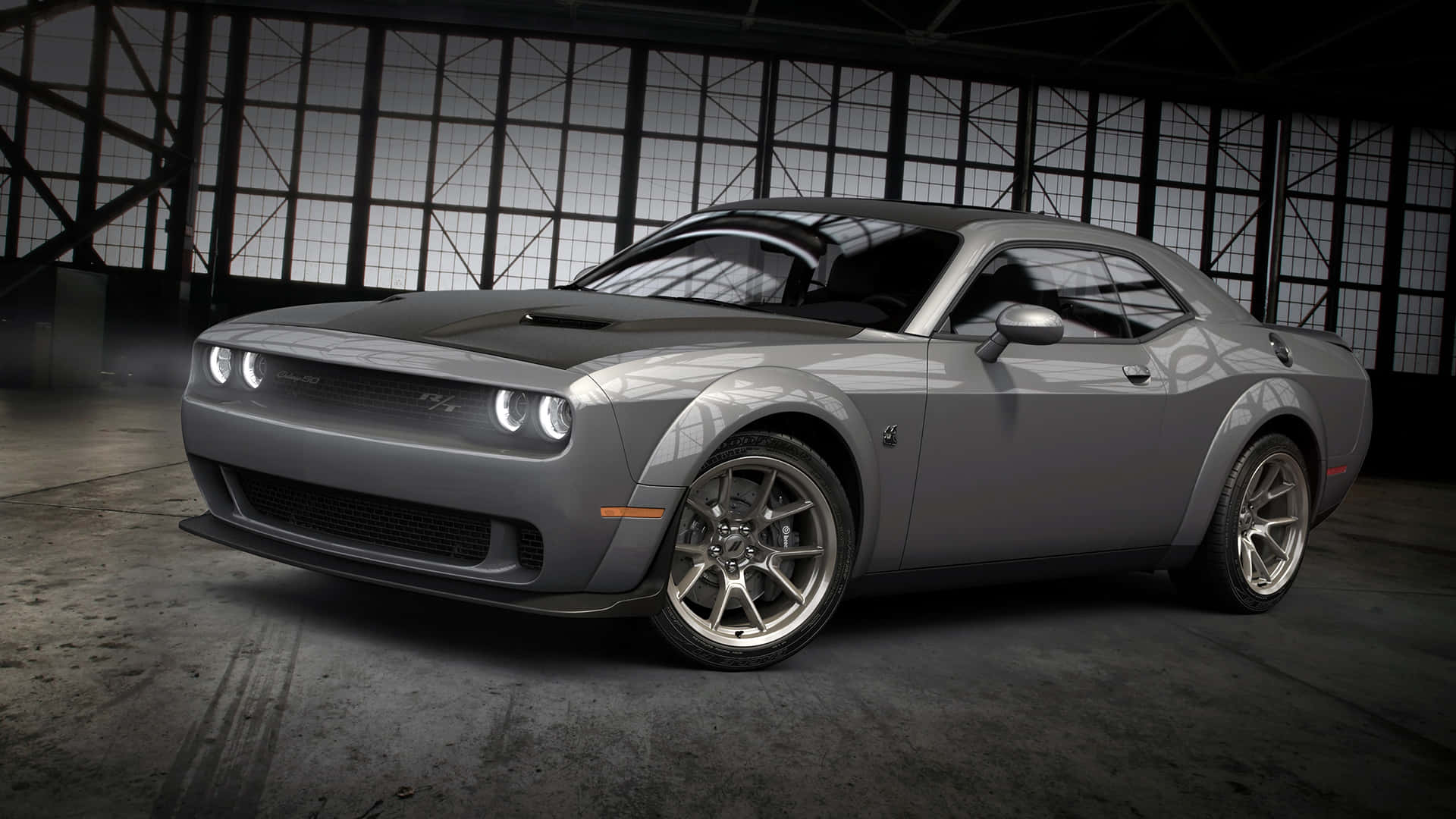 Get Ready To Experience A Powerful Thrill Ride With The Dodge Scat Pack Background