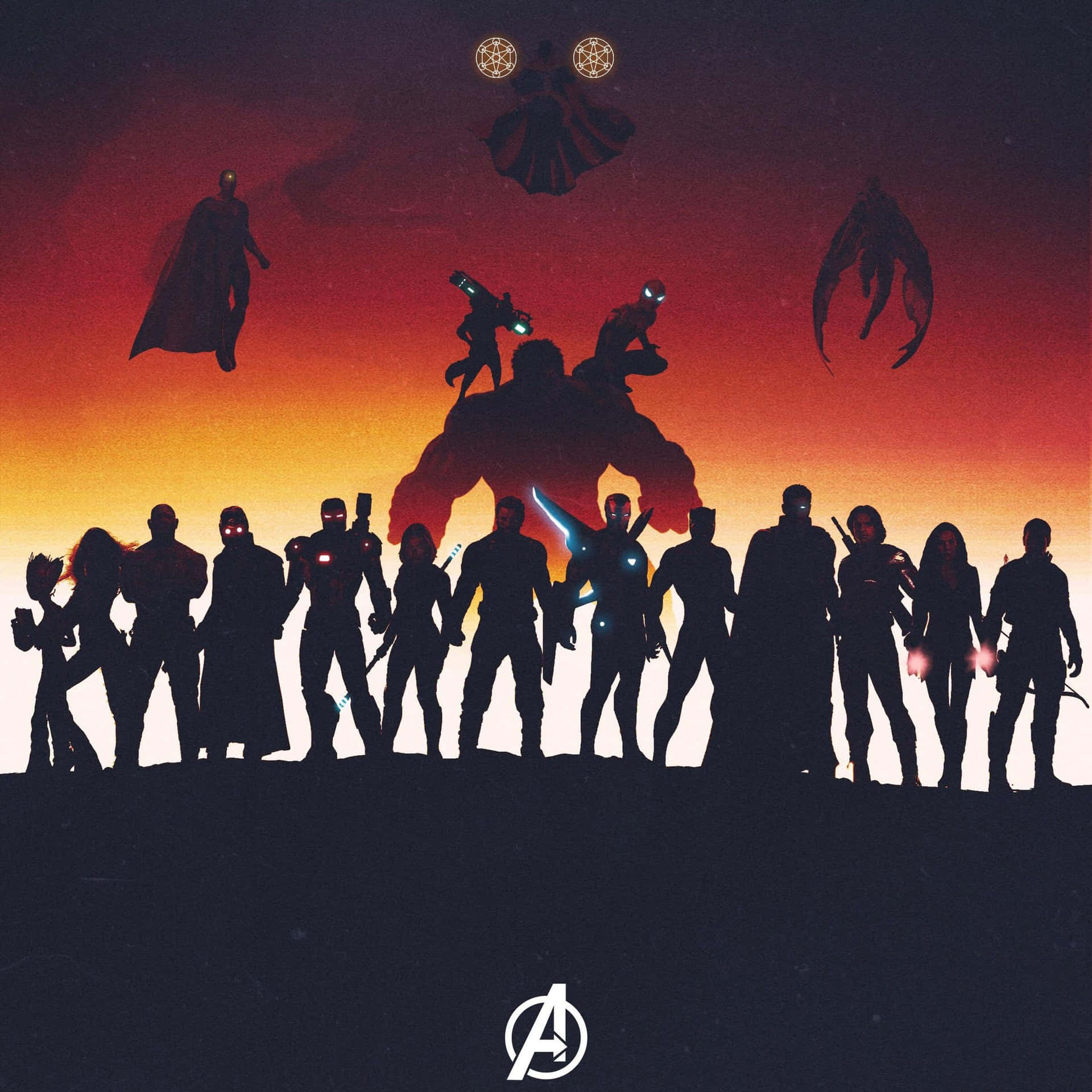 Get Ready To Experience The Action With The Marvel Ipad Background