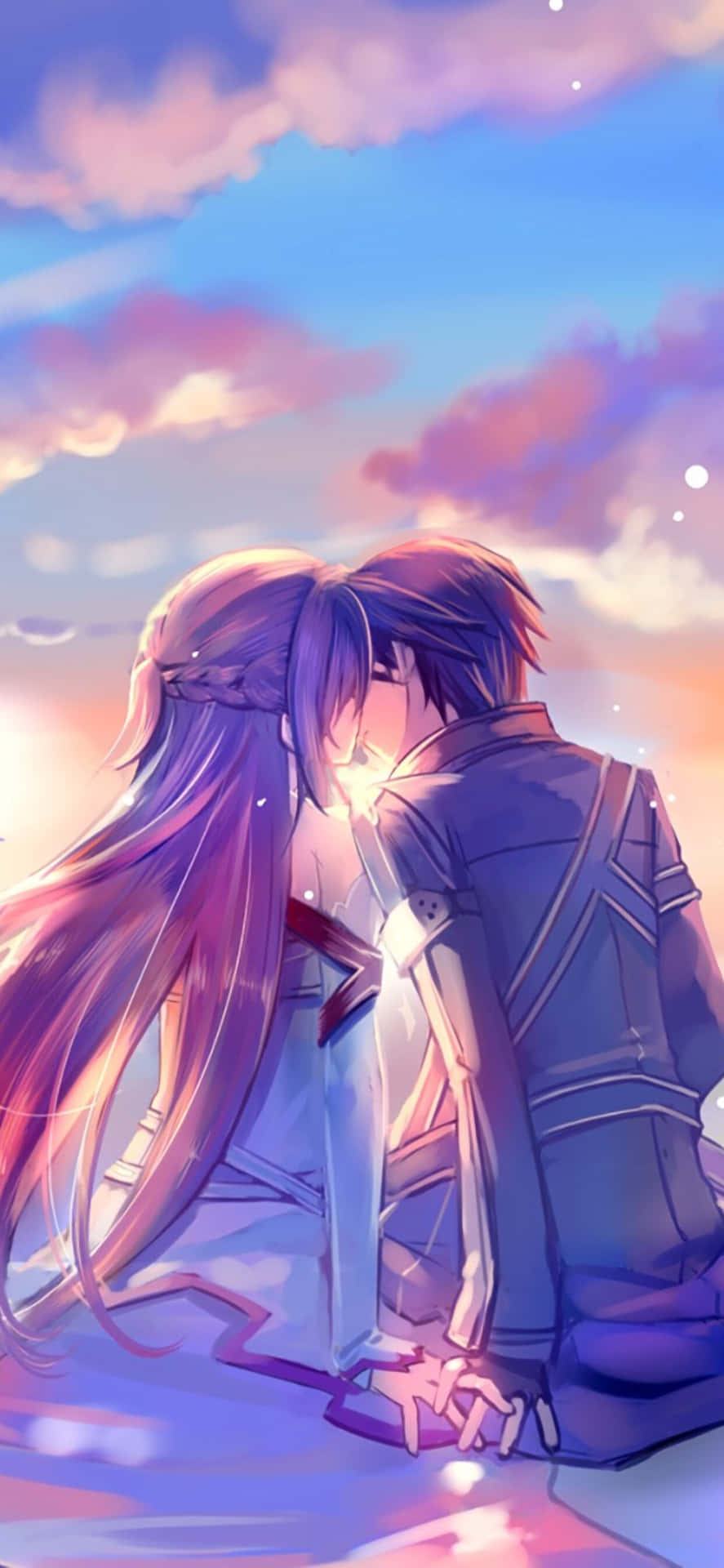 Get Ready To Experience The Exciting World Of Sword Art Online With Your Iphone! Background