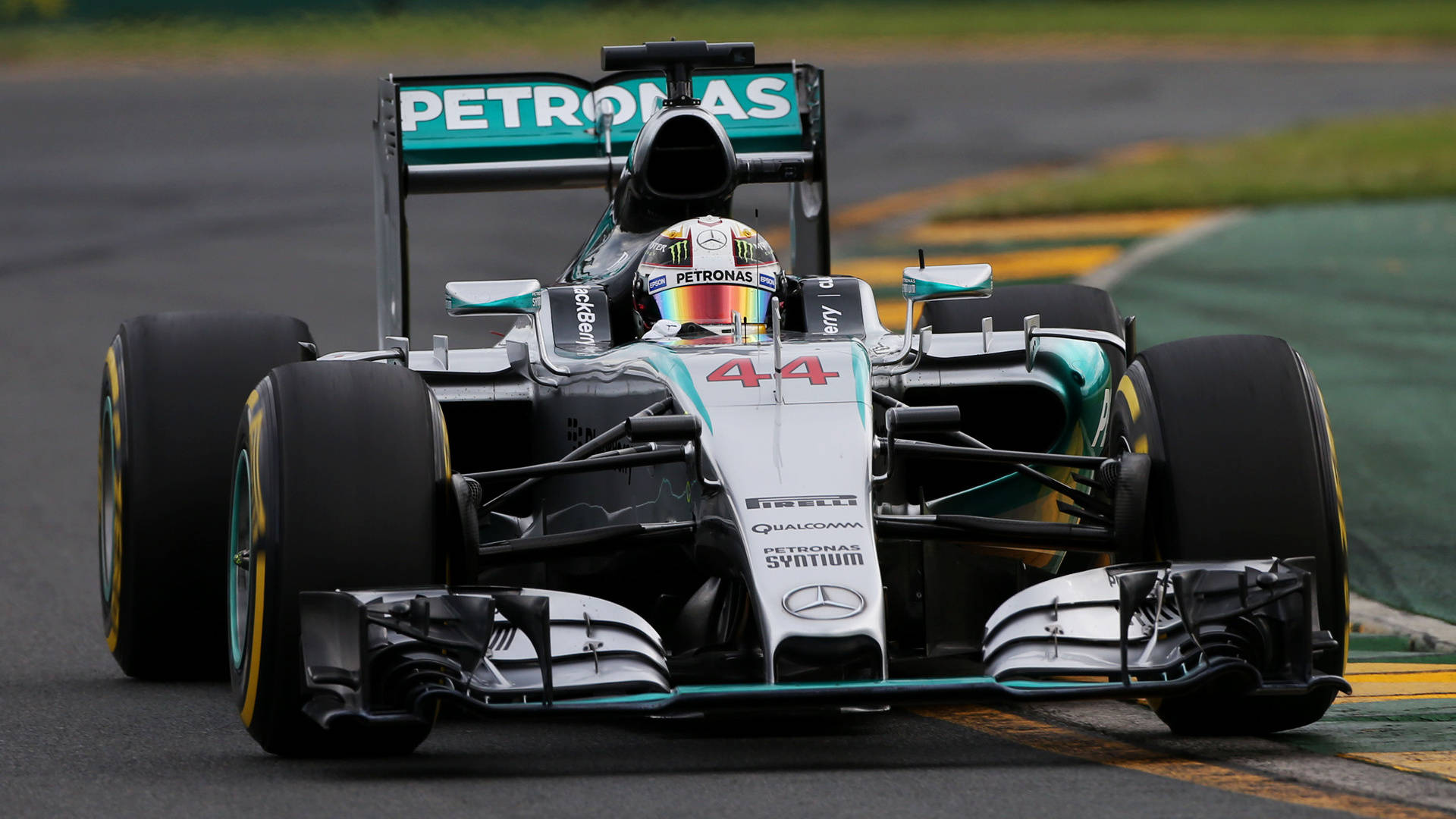 Get Ready To Experience The Thrill Of Mercedes F1 On Your Iphone Background