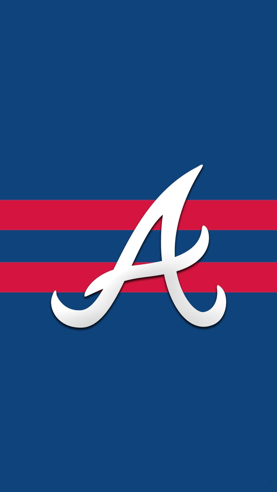Get Ready To Experience The Thrill Of The Atlanta Braves On Your Iphone Background