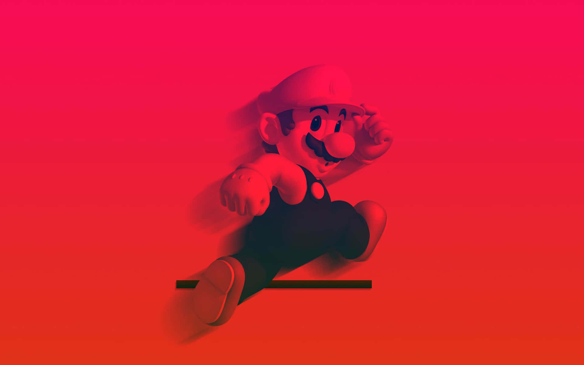 Get Ready To Explore The Mushroom Kingdom With Cool Mario! Background