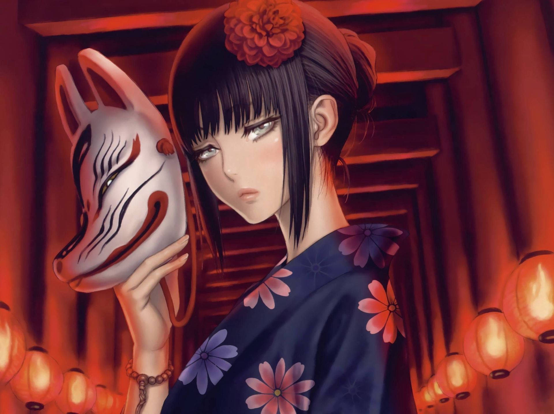 Get Ready To Explore The Mystical World Of Kitsune. Background