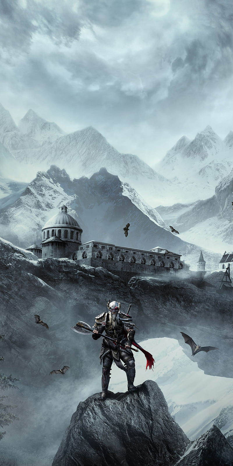 Get Ready To Explore The World Of Skyrim With The New Skyrim Phone Background