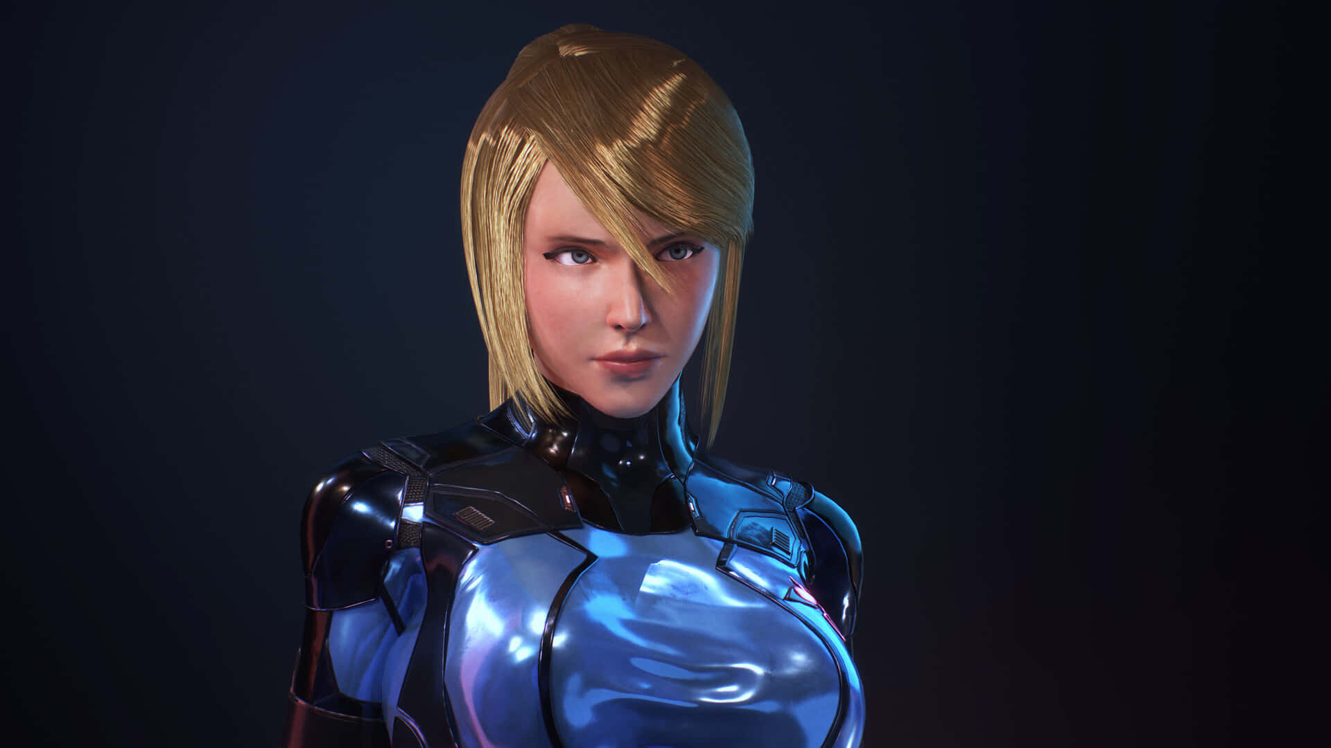 Get Ready To Fight With Zero Suit Samus Background