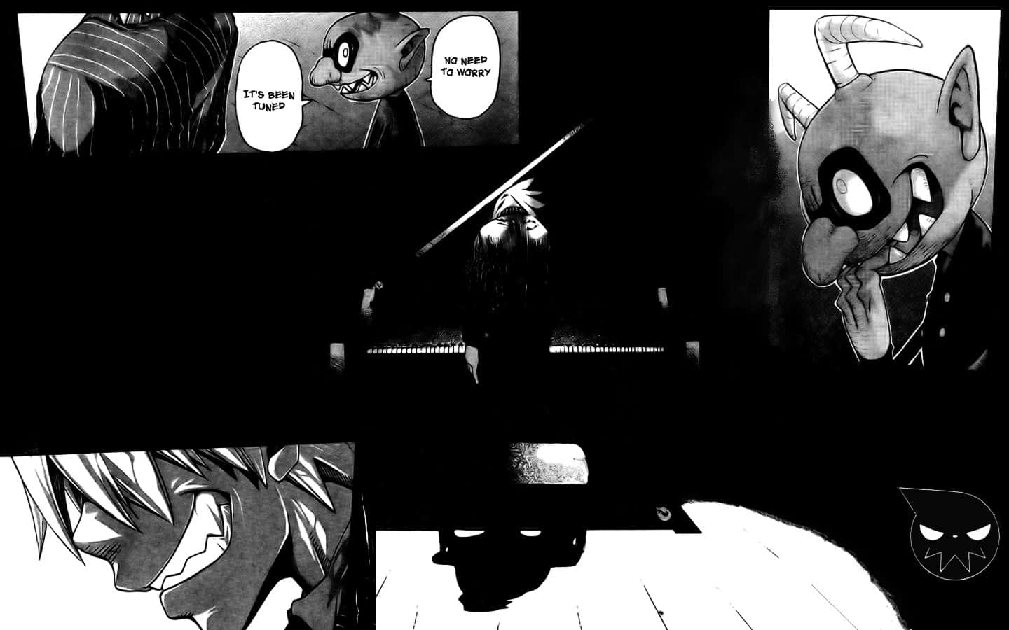 Get Ready To Follow Through An Epic Journey With Soul Eater Manga Background