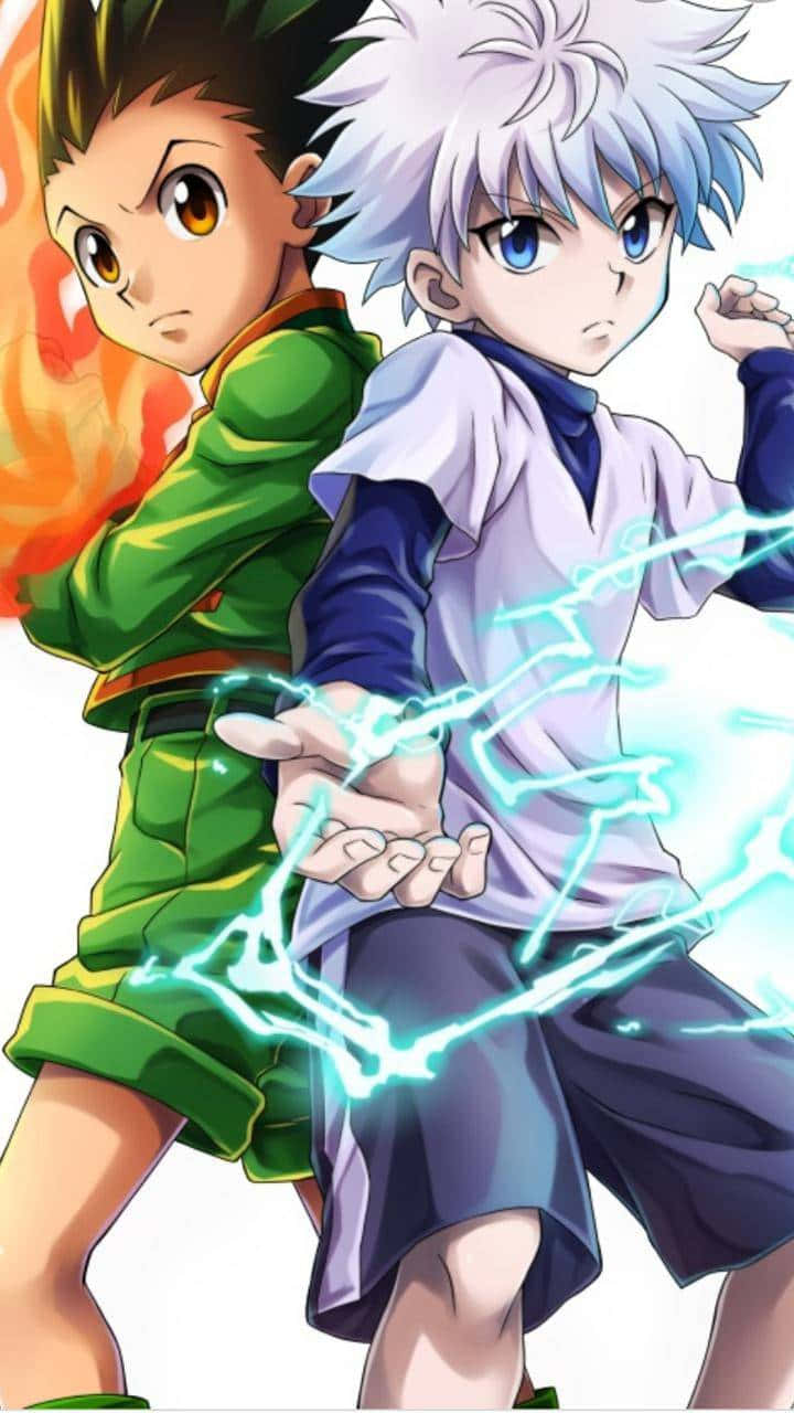 Get Ready To Go On Epic Adventures With Gon And Killua Background