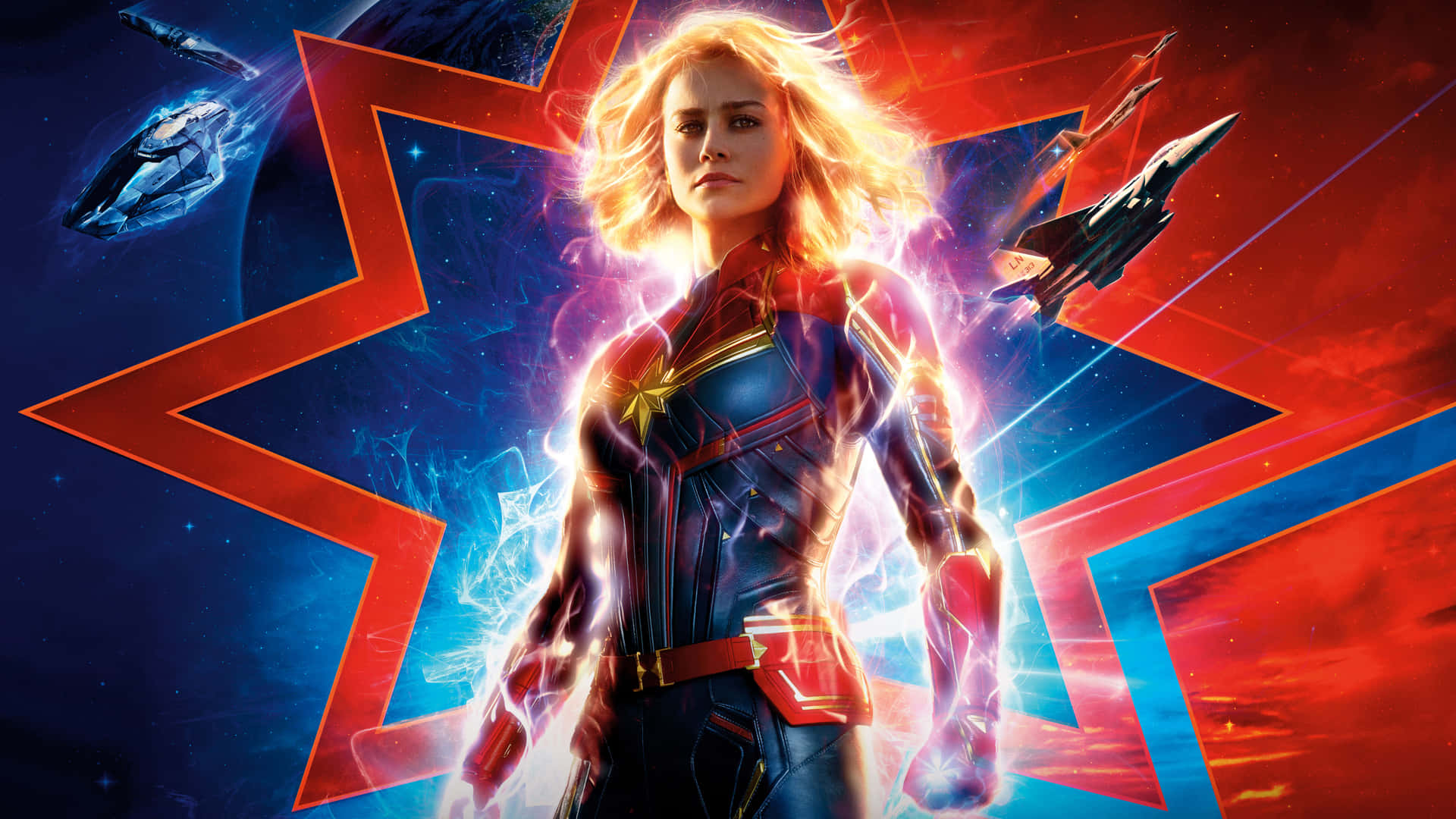 Get Ready To Join Forces With Captain Marvel With The New Ipad Background