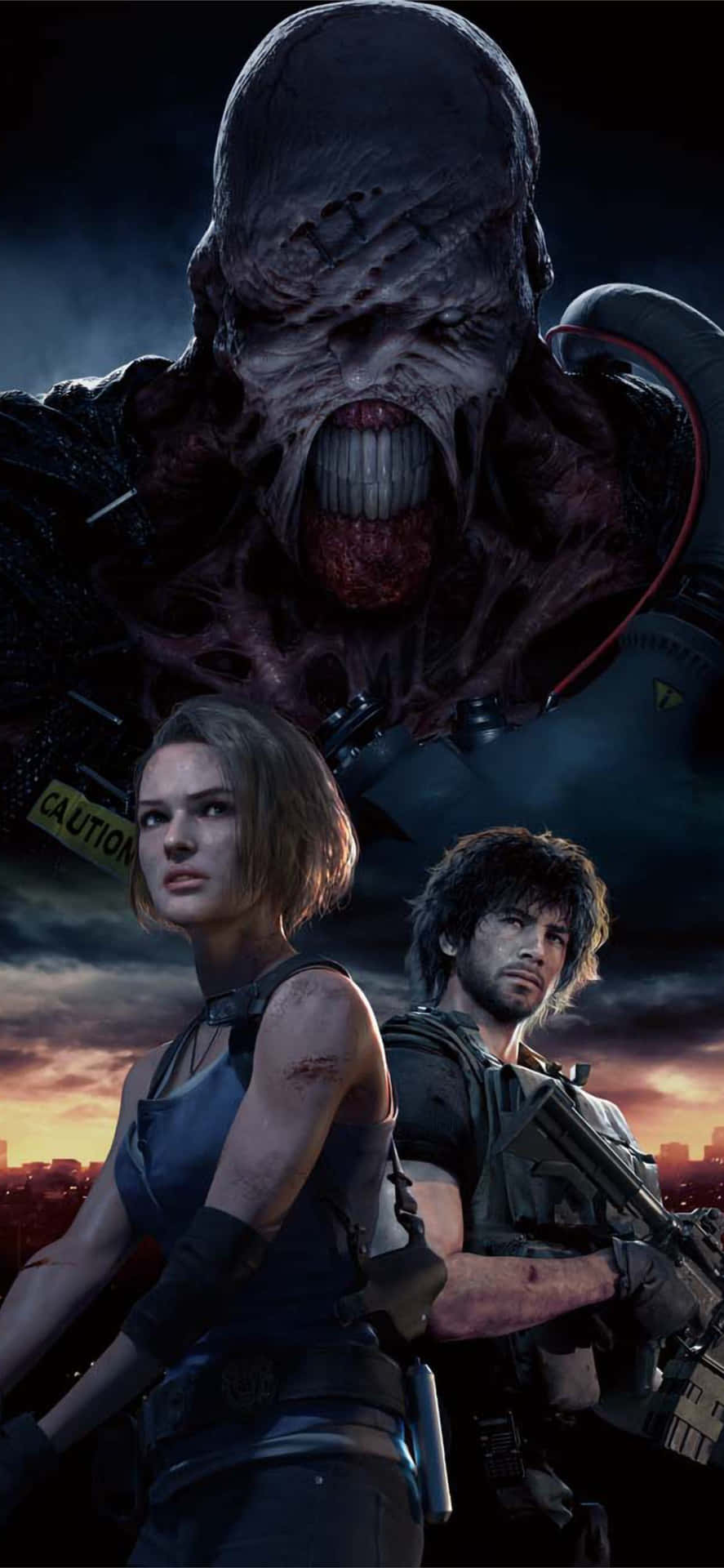 Get Ready To Join The Fight Against Evil With Resident Evil On Your Iphone. Background