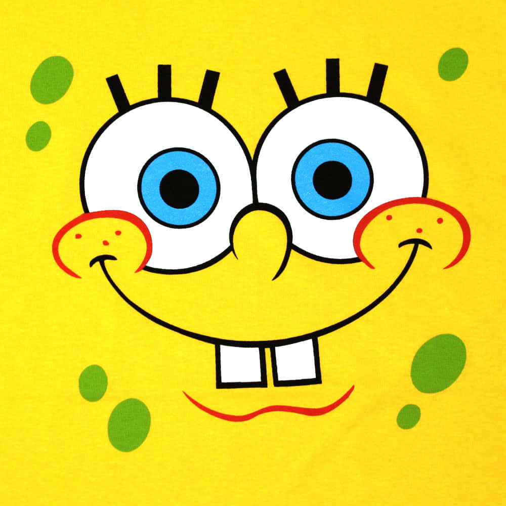 Get Ready To Laugh With Spongebob's Cheeky Smile Background